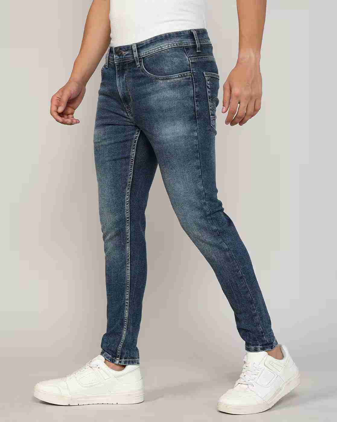 Lee Cooper | Men Lightly Washed Slim Fit Jeans|1