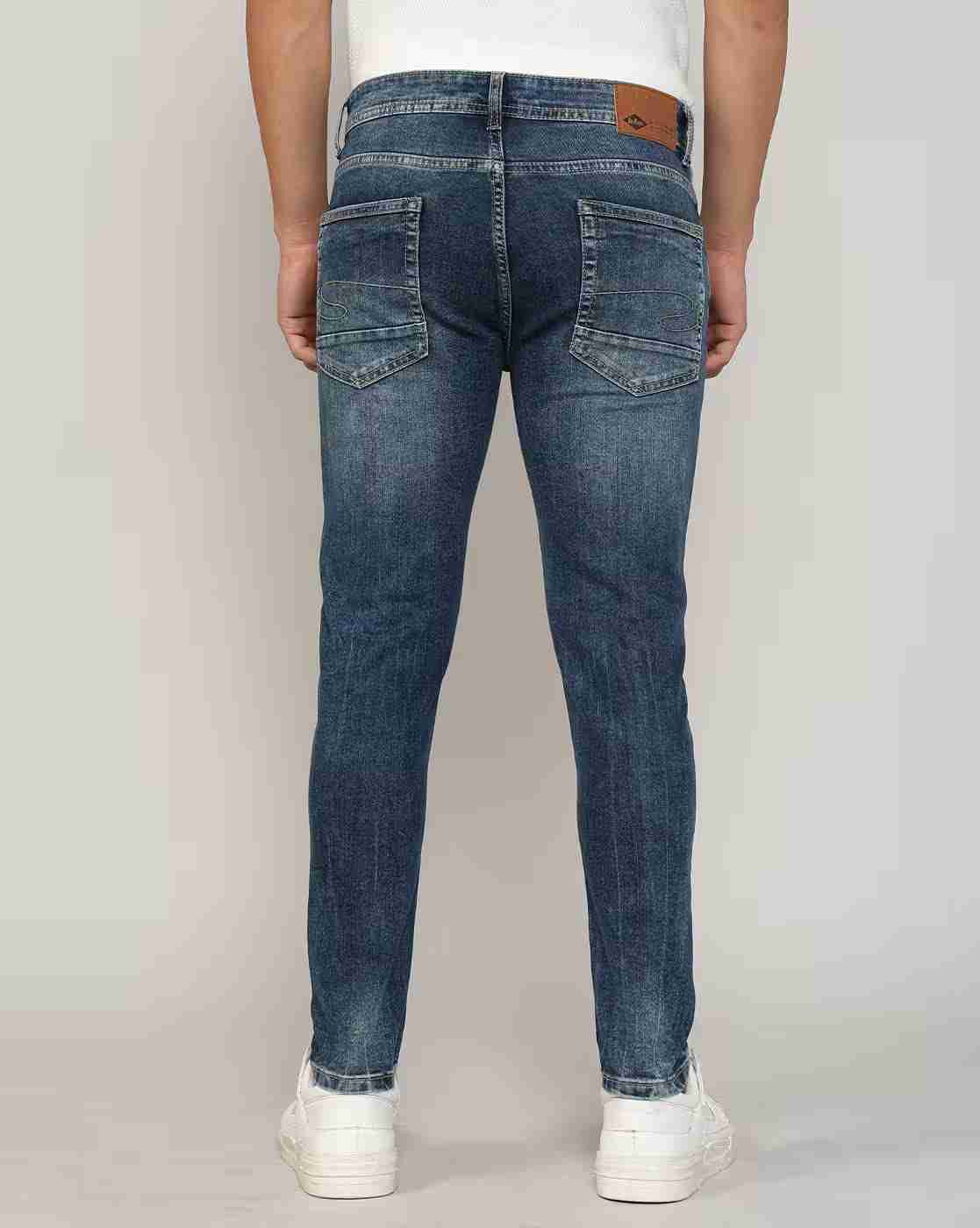 Lee Cooper | Men Lightly Washed Slim Fit Jeans|2