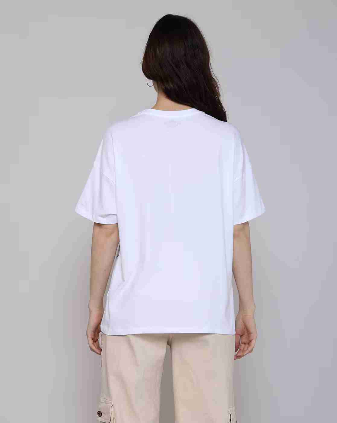 Lee Cooper | Women Floral Print Regular Fit Crew-Neck T-Shirt|2