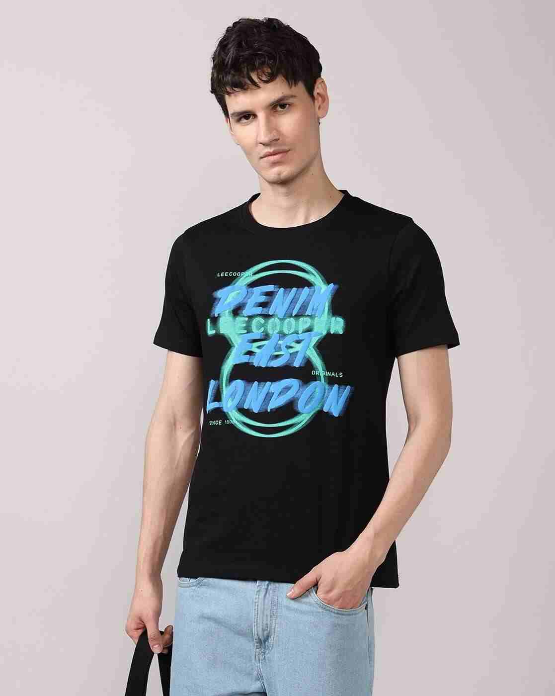 Lee Cooper | Men Printed Regular Fit Crew-Neck T-Shirt|0
