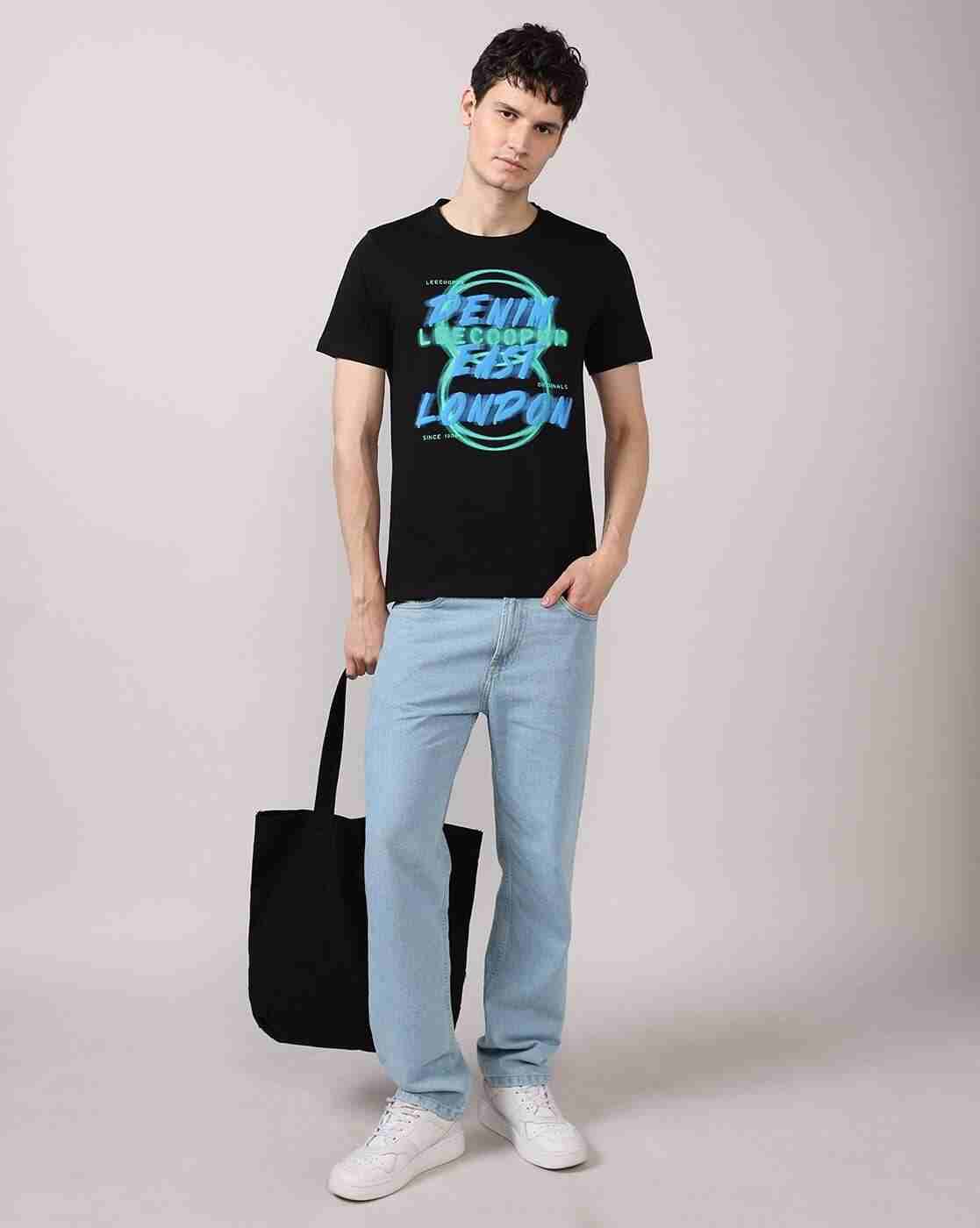 Lee Cooper | Men Printed Regular Fit Crew-Neck T-Shirt|3