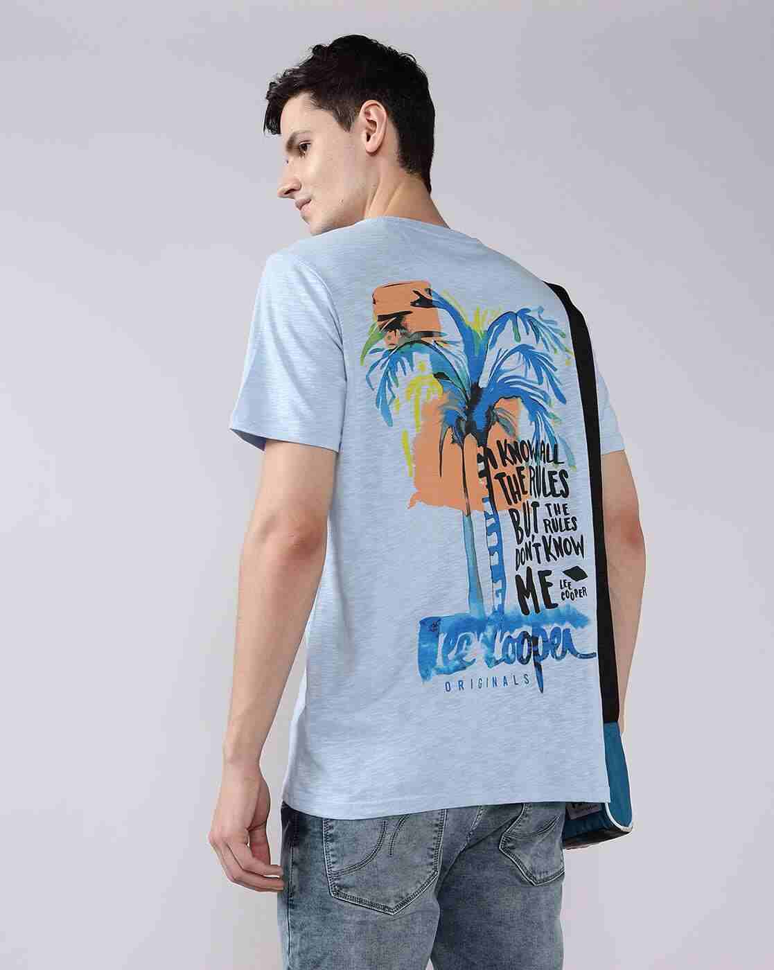 Men Graphic Print Regular Fit Crew-Neck T-Shirt