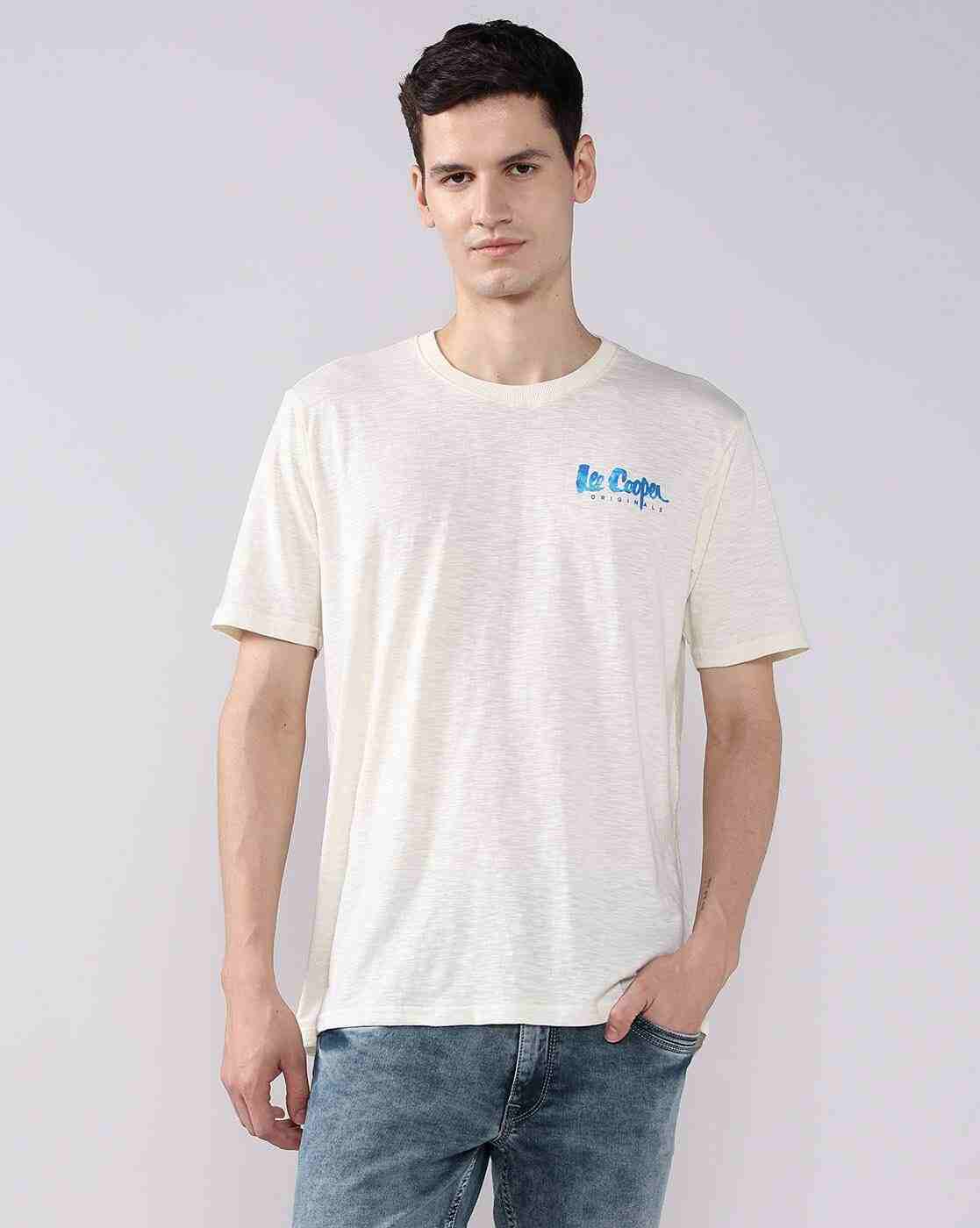 Lee Cooper | Men Graphic Print Regular Fit Crew-Neck T-Shirt|3