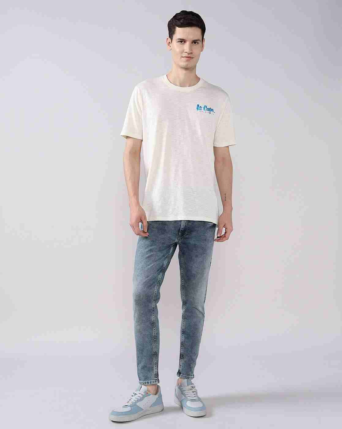 Lee Cooper | Men Graphic Print Regular Fit Crew-Neck T-Shirt|4
