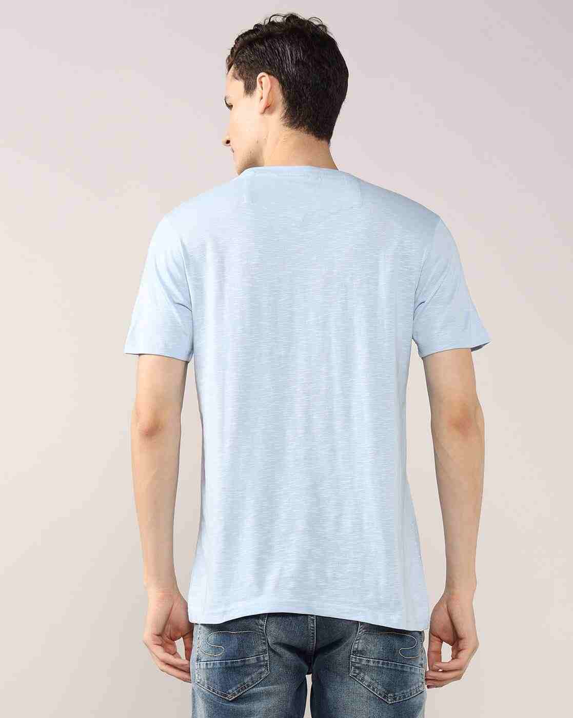 Lee Cooper | Men Logo Print Regular Fit Crew-Neck T-Shirt|2