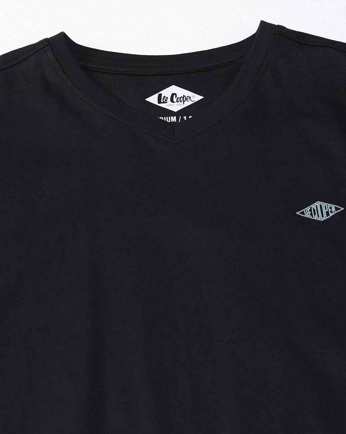 Lee Cooper | Men Regular Fit V-Neck T-Shirt|5