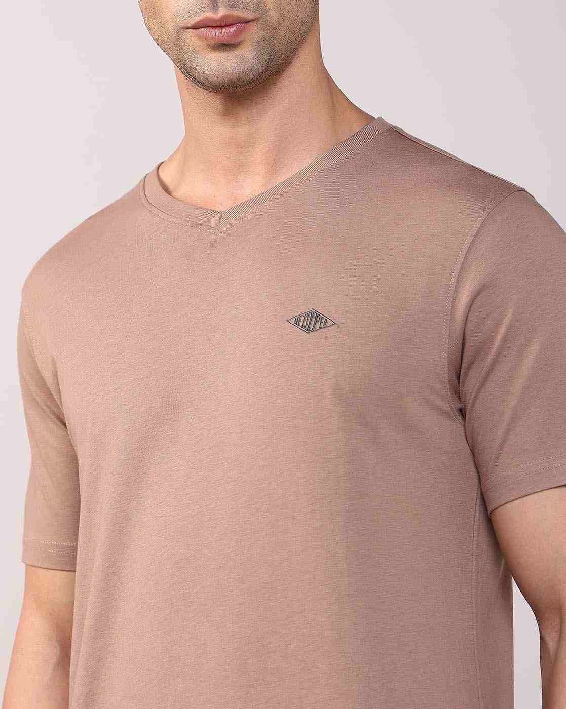 Lee Cooper | Men Regular Fit V-Neck T-Shirt|5