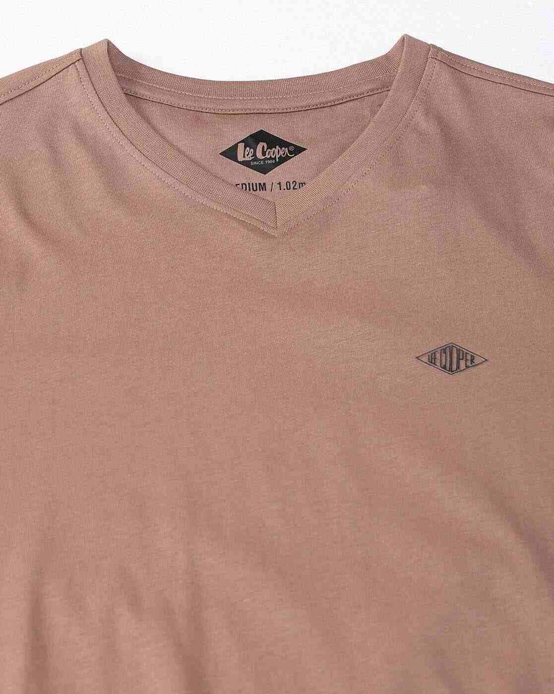 Lee Cooper | Men Regular Fit V-Neck T-Shirt|6