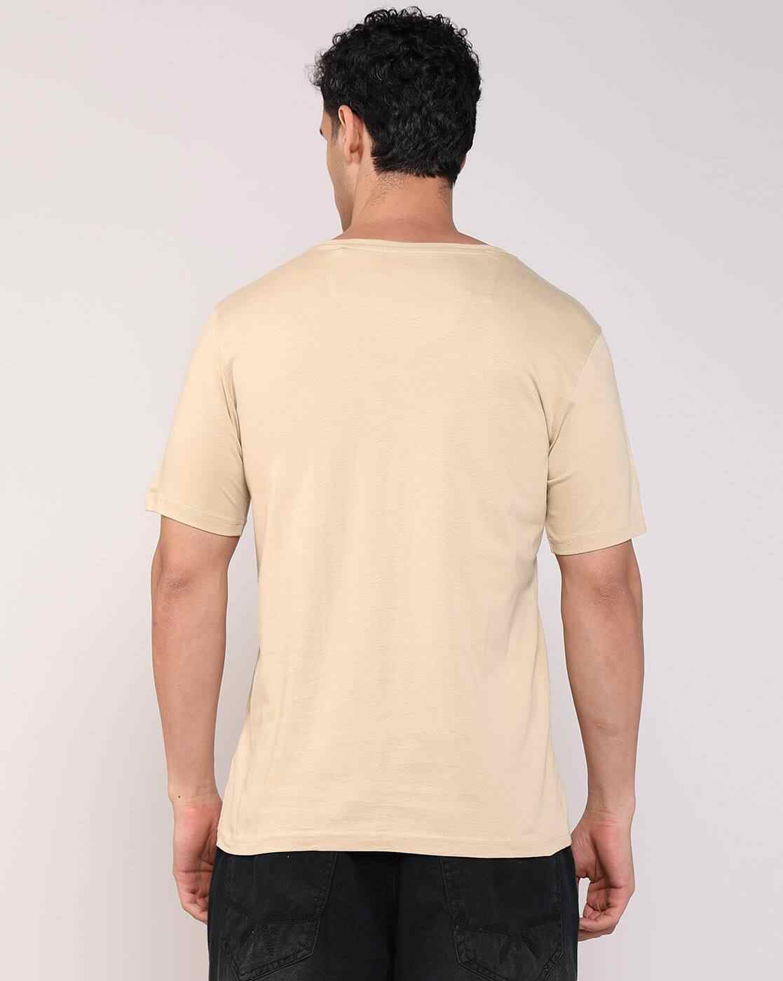 Lee Cooper | Men Regular Fit V-Neck T-Shirt|2