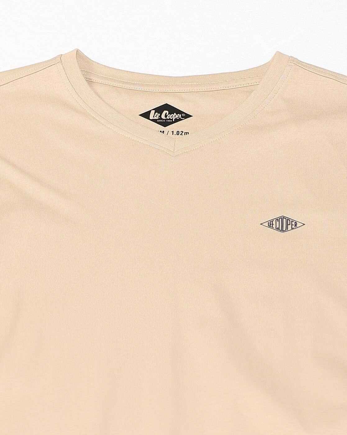 Lee Cooper | Men Regular Fit V-Neck T-Shirt|5