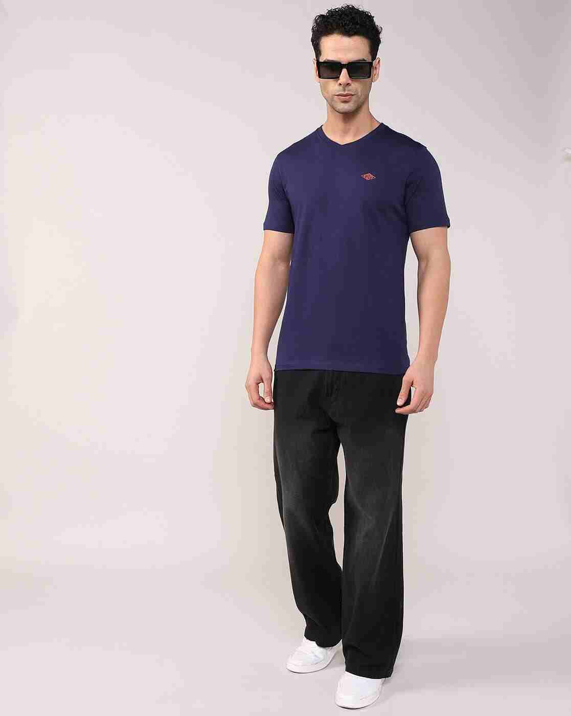 Lee Cooper | Men Regular Fit V-Neck T-Shirt|3