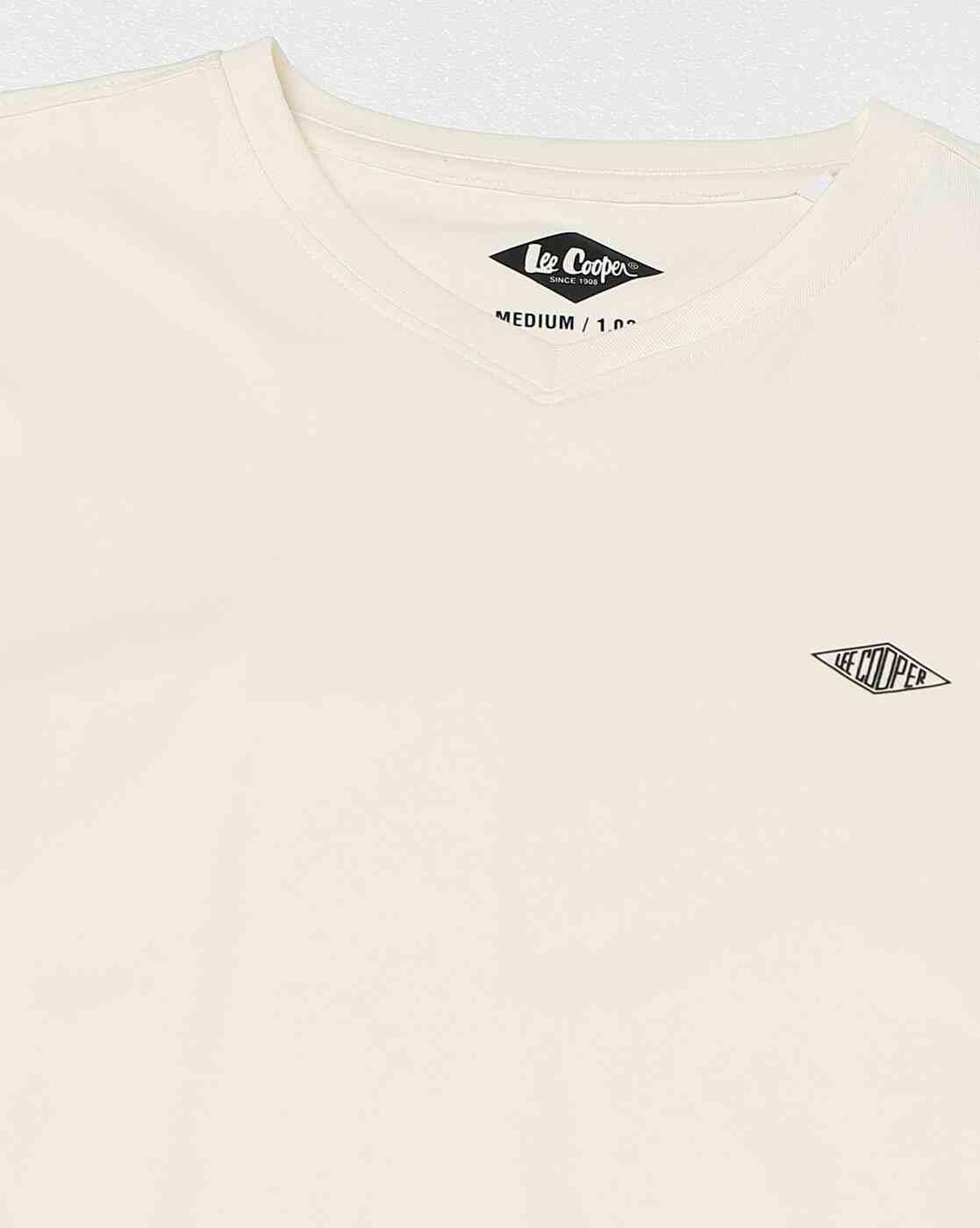Lee Cooper | Men Regular Fit V-Neck T-Shirt|5