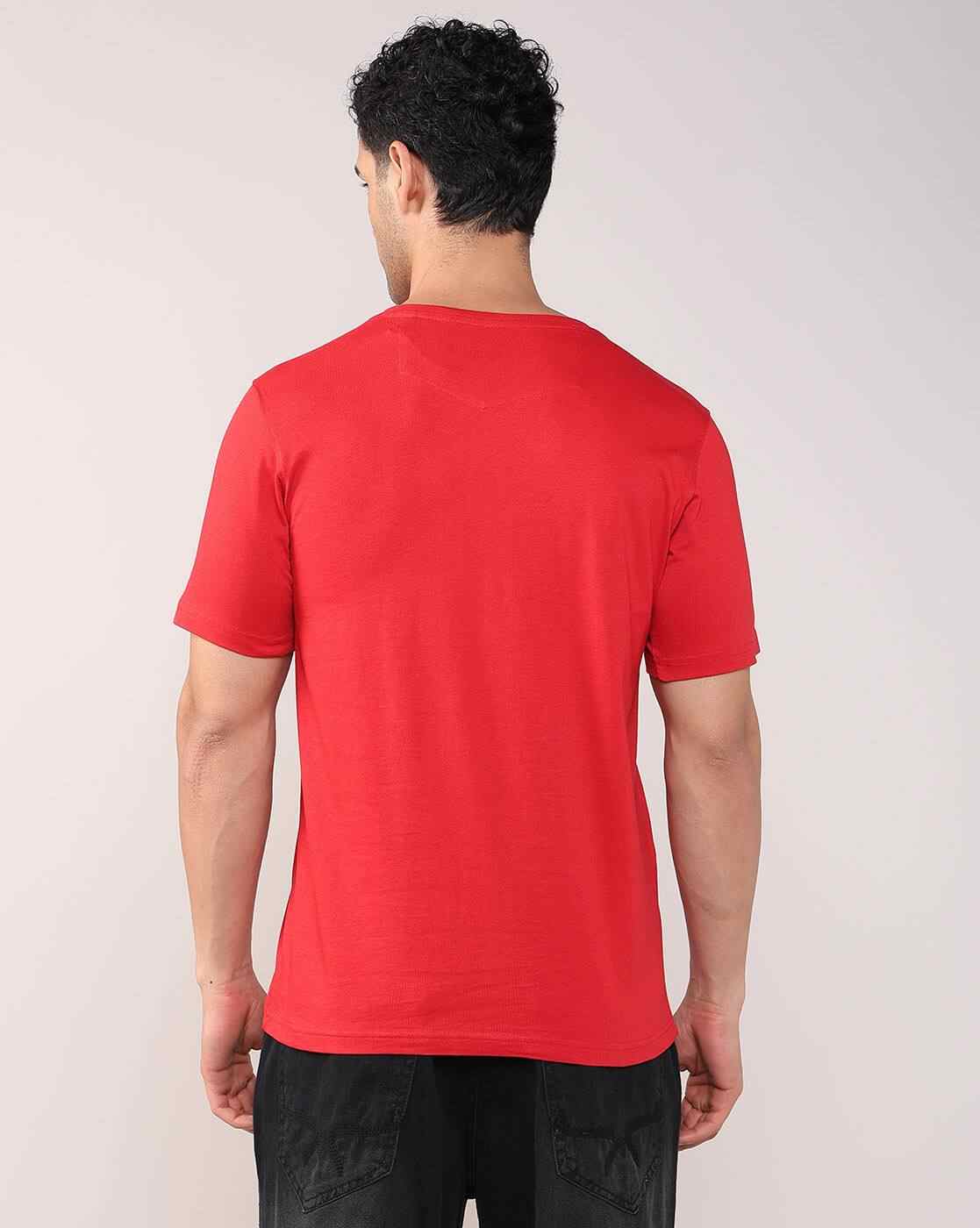 Lee Cooper | Men Regular Fit V-Neck T-Shirt|3