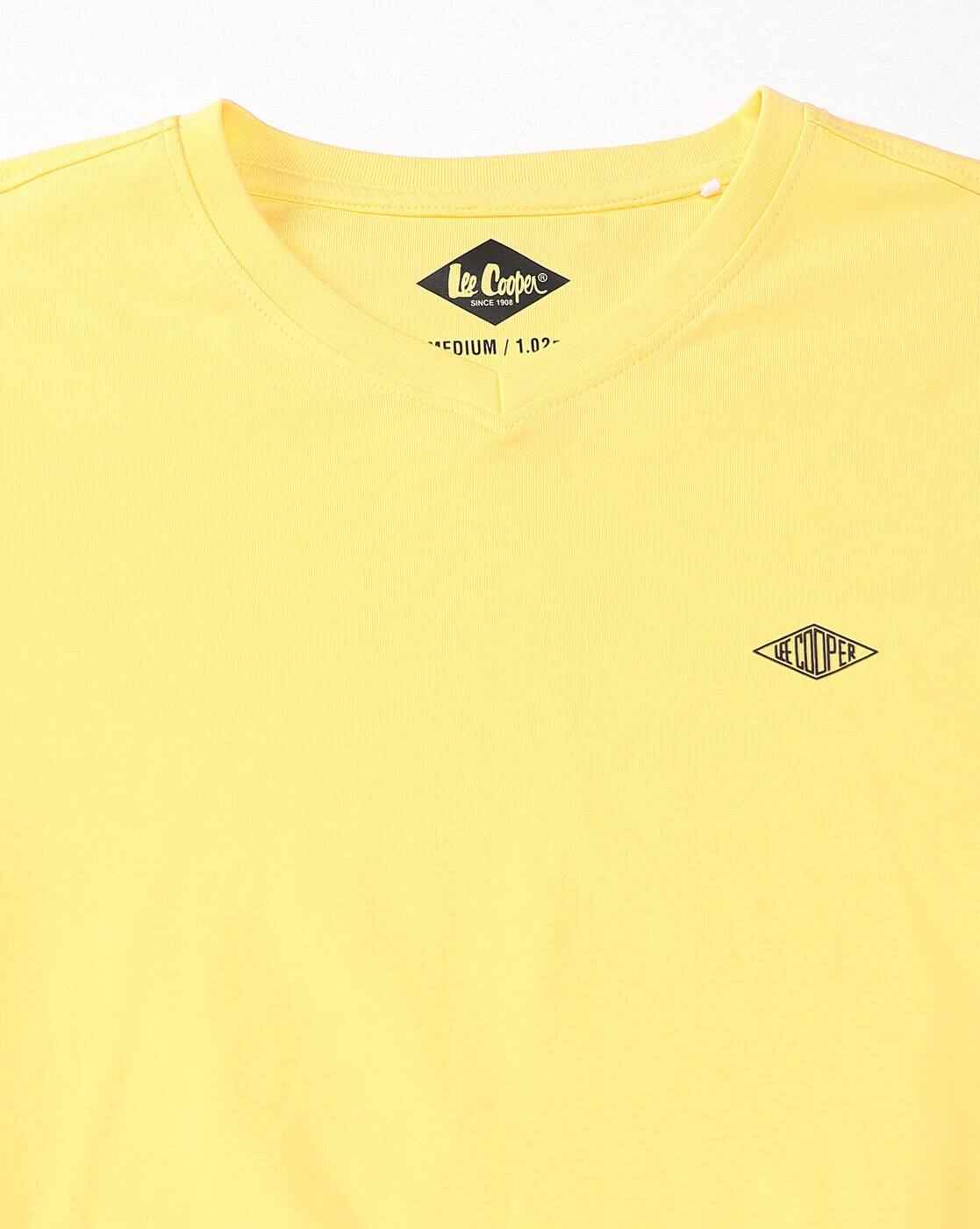 Lee Cooper | Men Regular Fit V-Neck T-Shirt|5