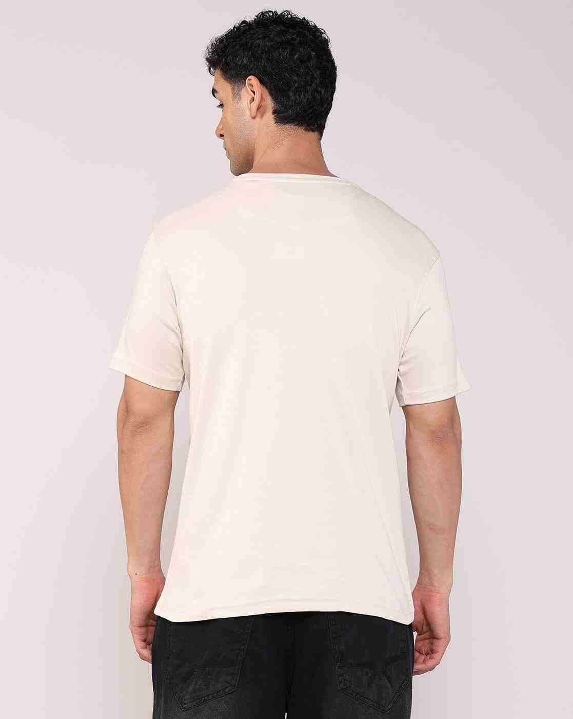Lee Cooper | Men Brand Print Regular Fit Crew-Neck T-Shirt|2