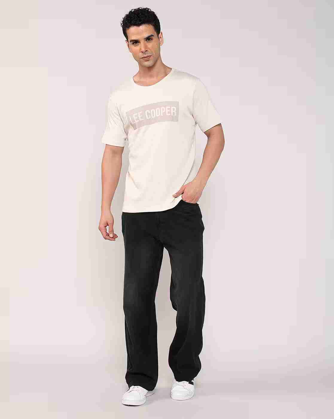 Lee Cooper | Men Brand Print Regular Fit Crew-Neck T-Shirt|3