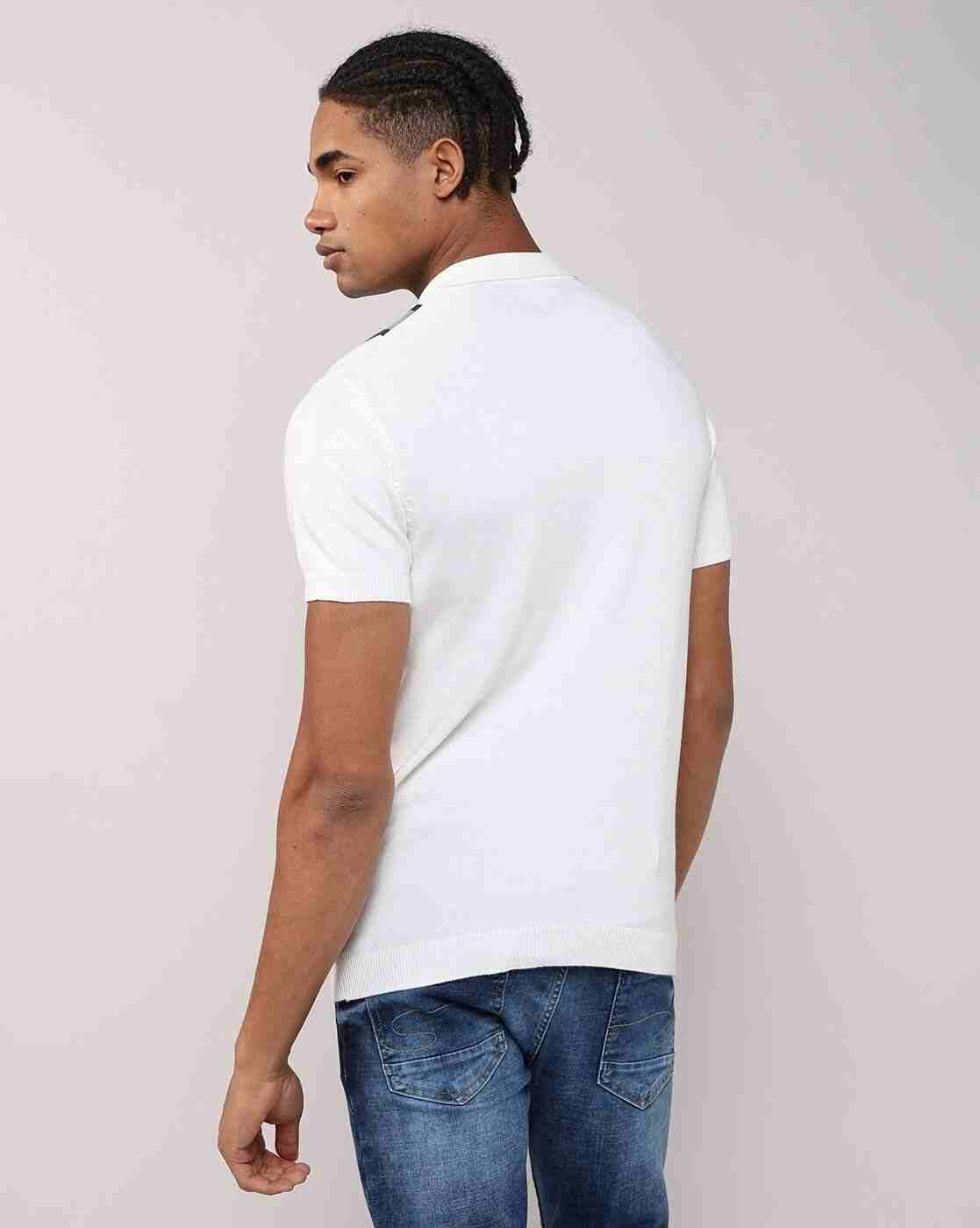 Lee Cooper | Men Striped Regular Fit Polo T-Shirt|2