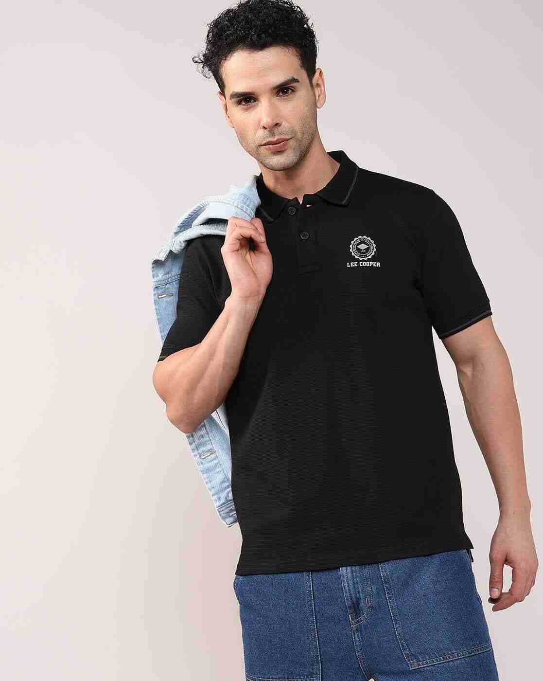 Men Regular Fit Polo T-Shirt