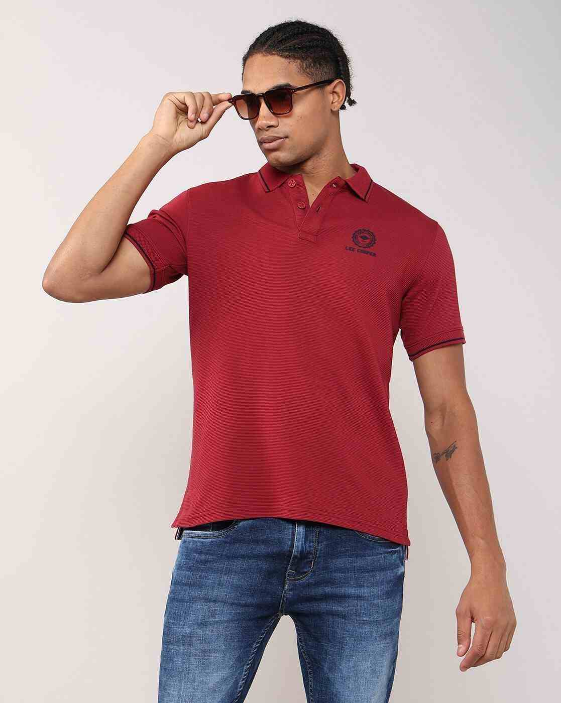 Men Regular Fit Polo T-Shirt