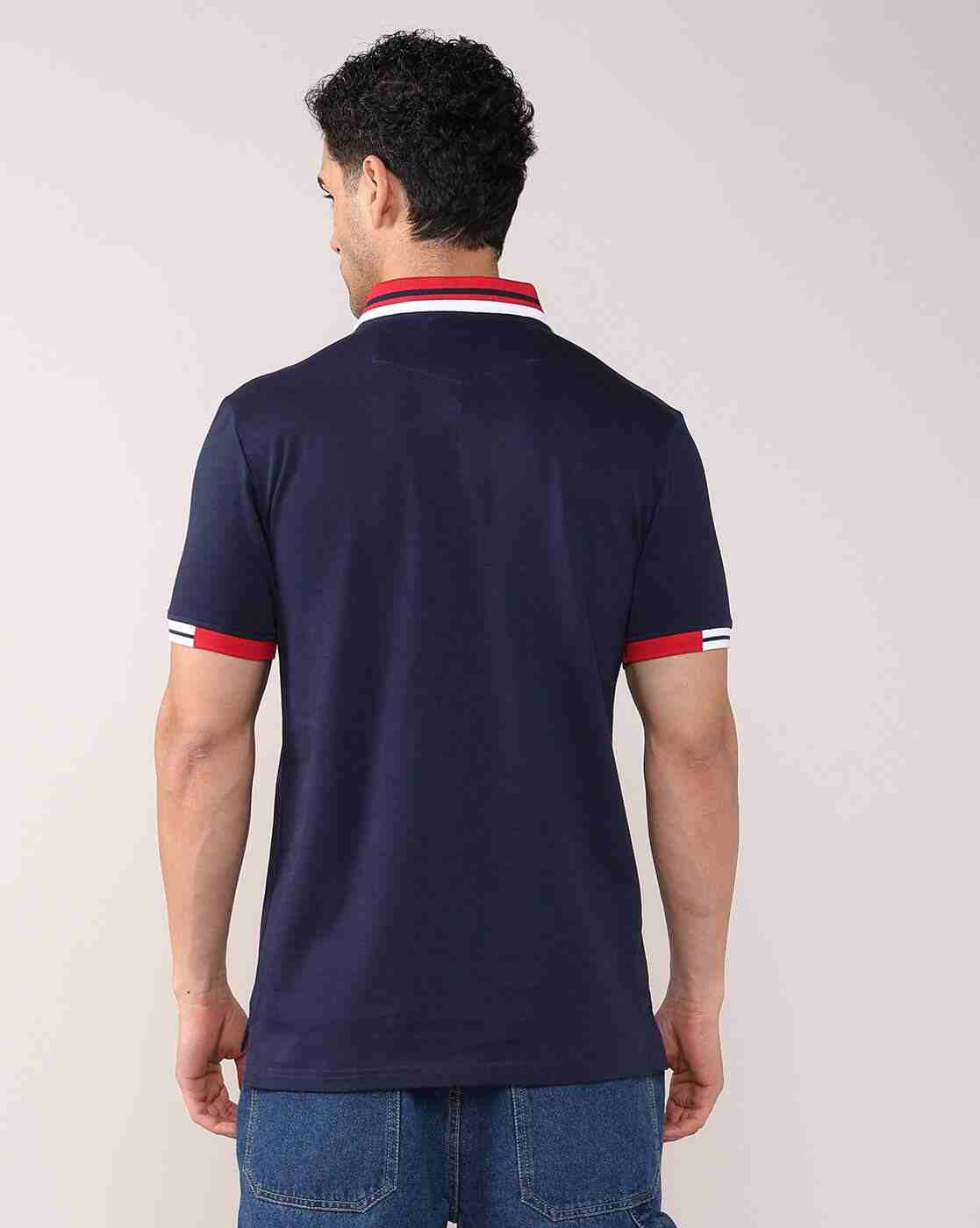 Lee Cooper | Men Colourblock Regular Fit Polo T-Shirt|2