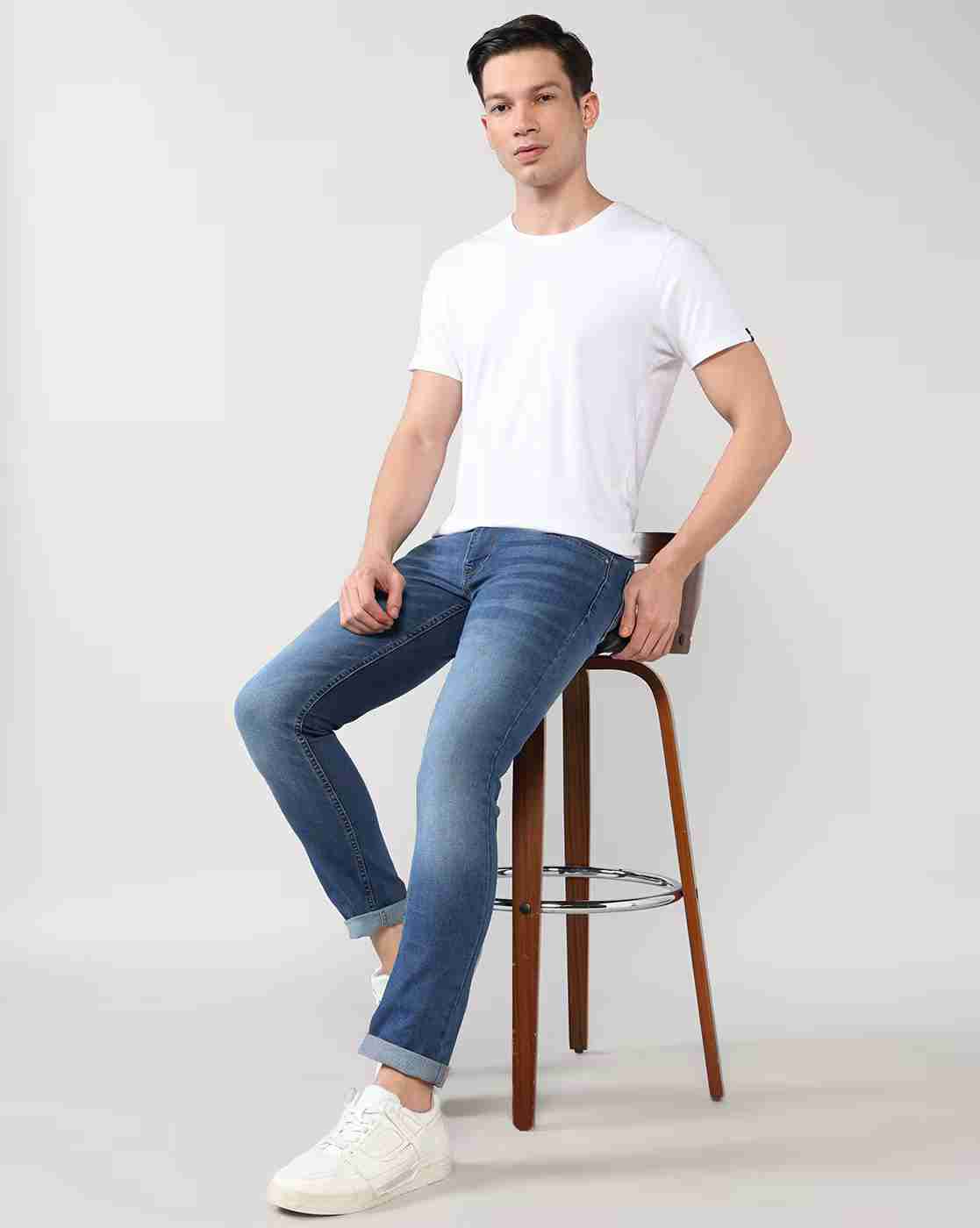 Lee Cooper | Men Washed Slim Fit Jeans|0
