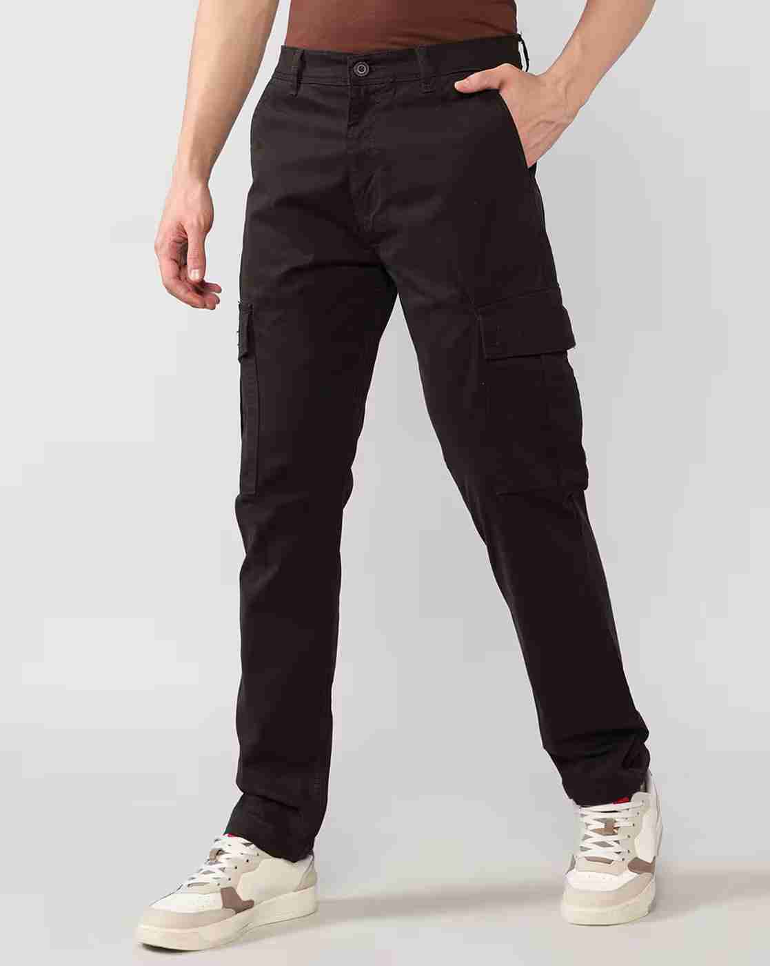 Lee Cooper | Men Regular Fit Cargo Pants|3