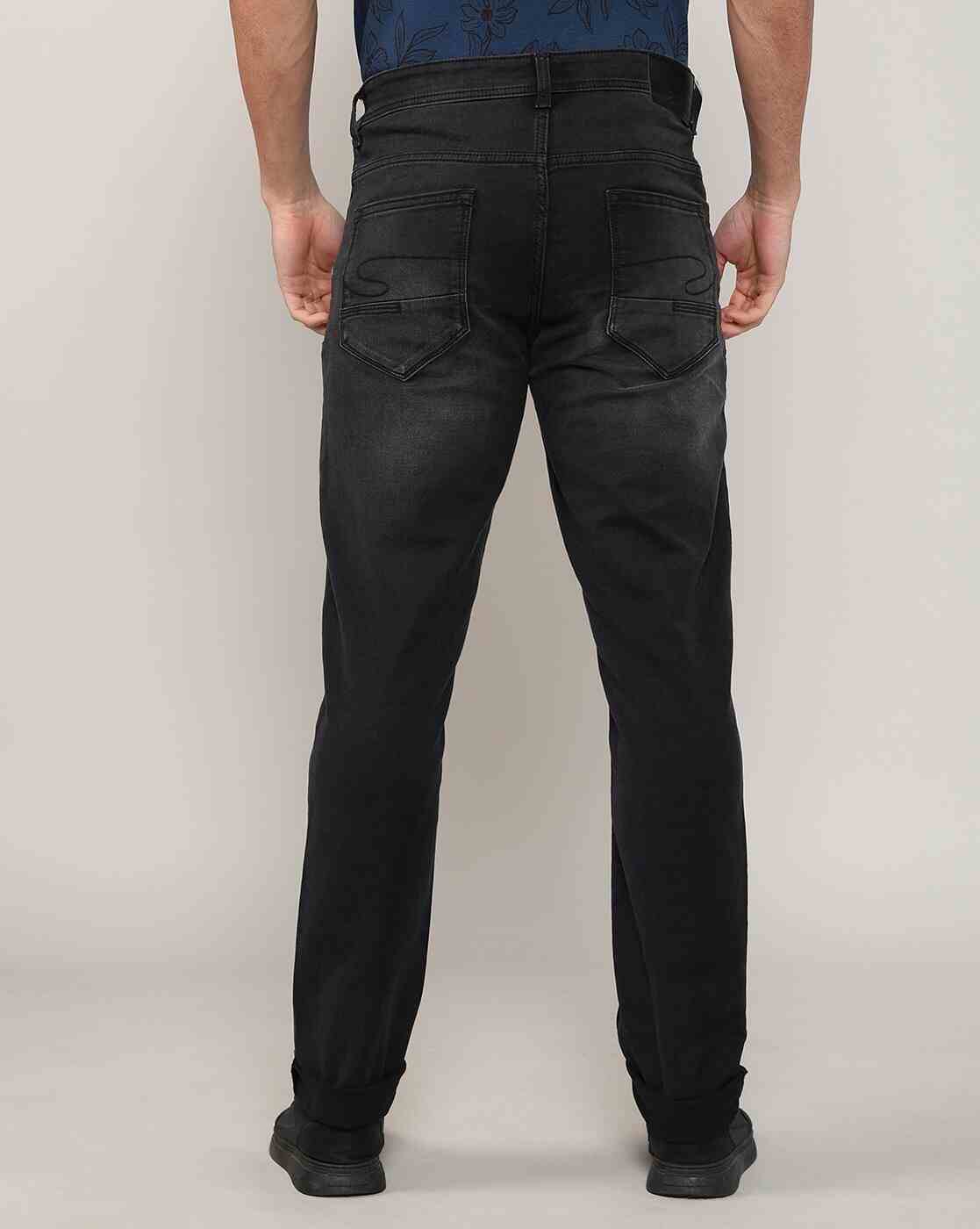 Lee Cooper | Men Lightly Washed Straight Jeans|2