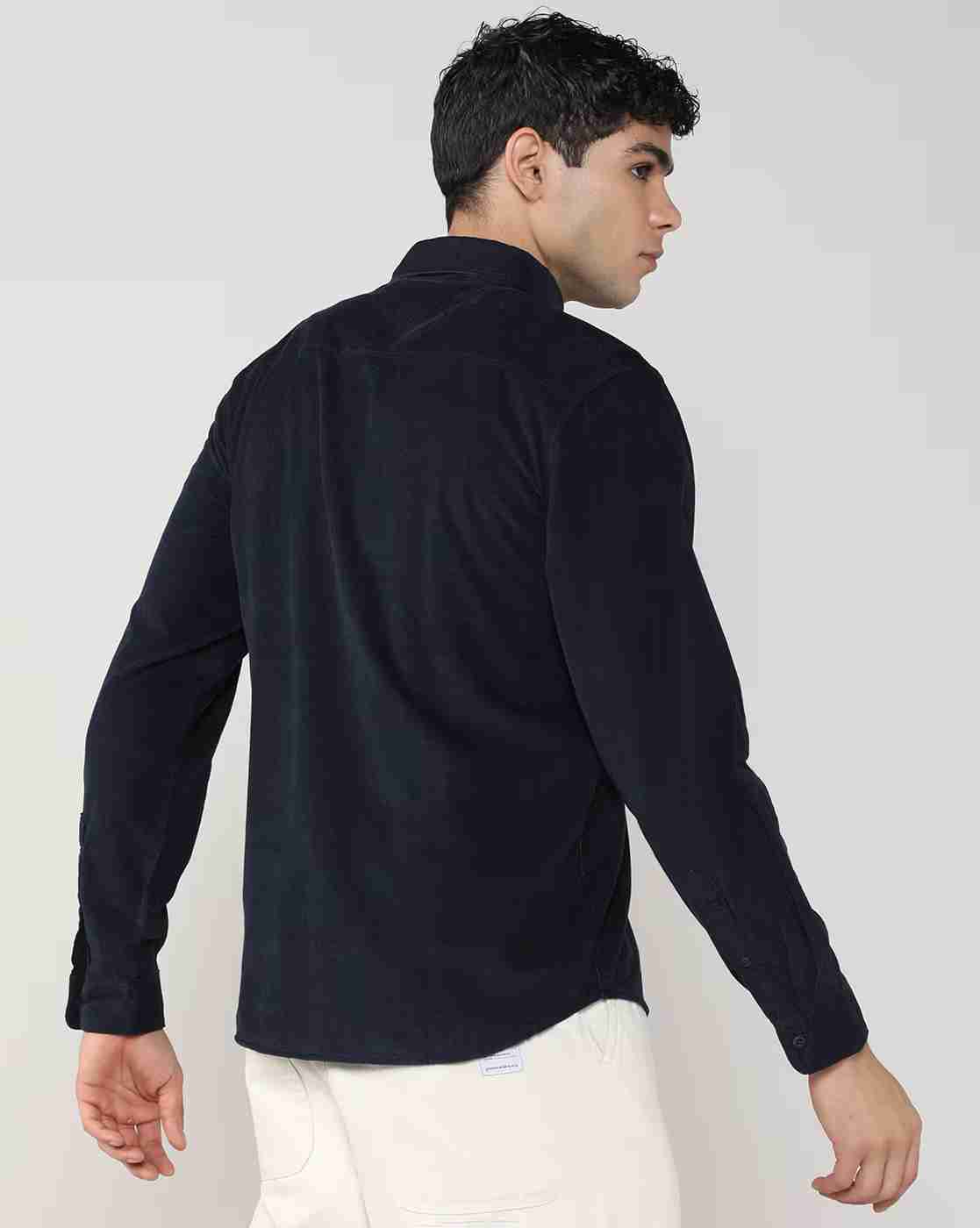 Lee Cooper | Men Regular Fit Spread Collar Shirt|2