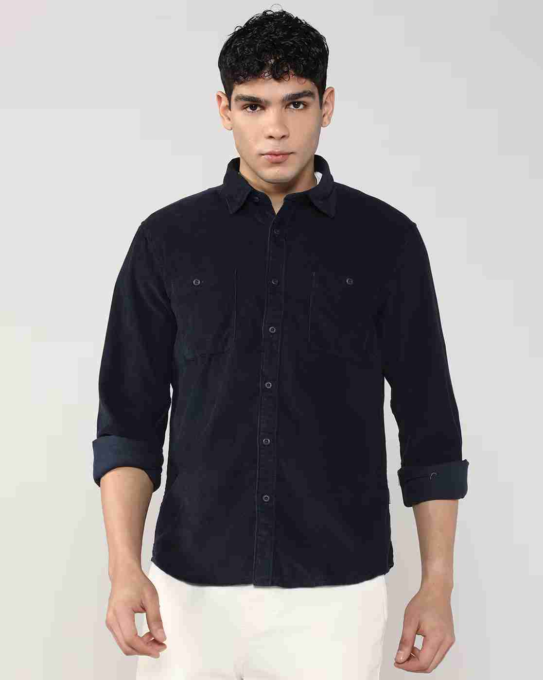 Lee Cooper | Men Regular Fit Spread Collar Shirt|4