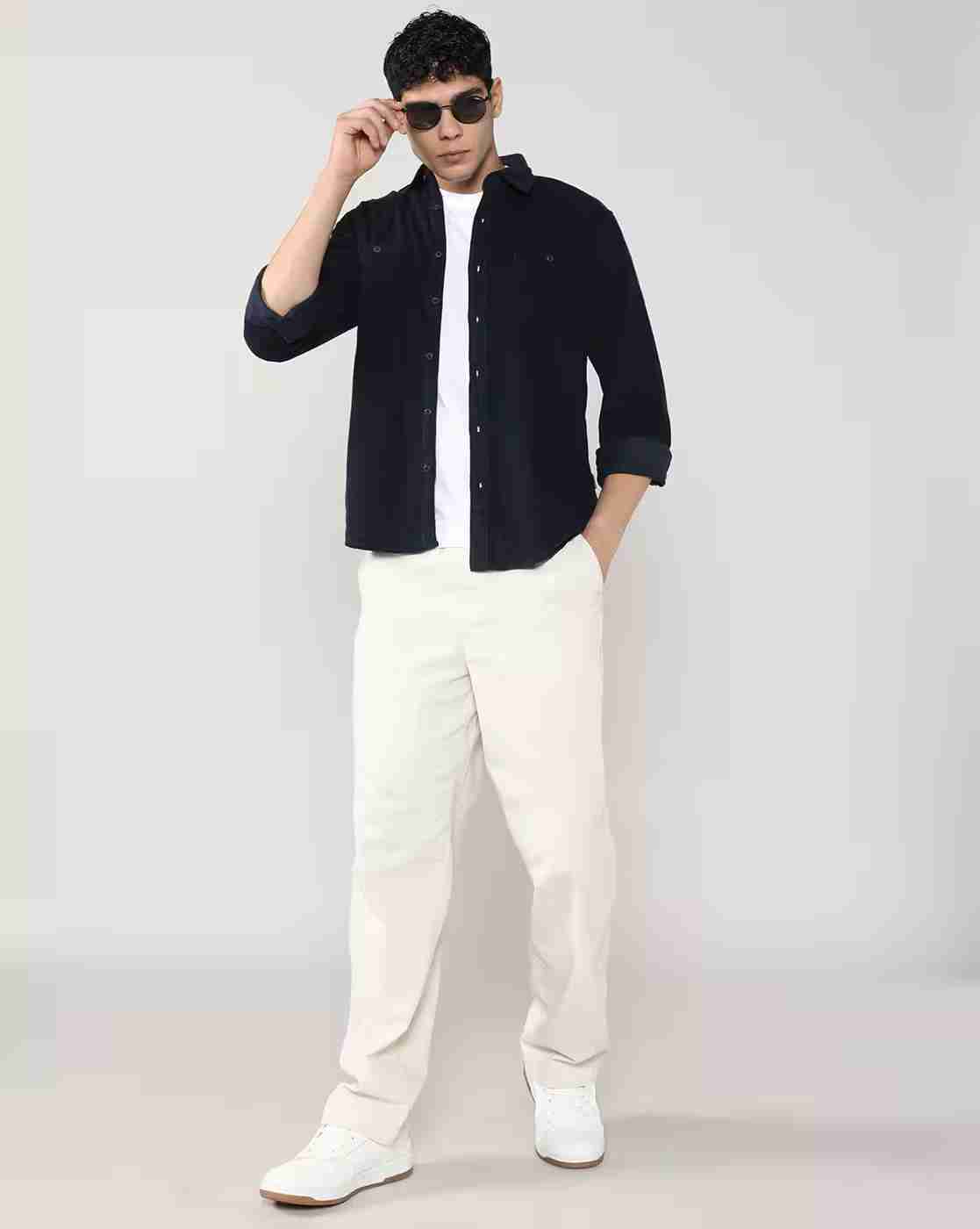 Lee Cooper | Men Regular Fit Spread Collar Shirt|5