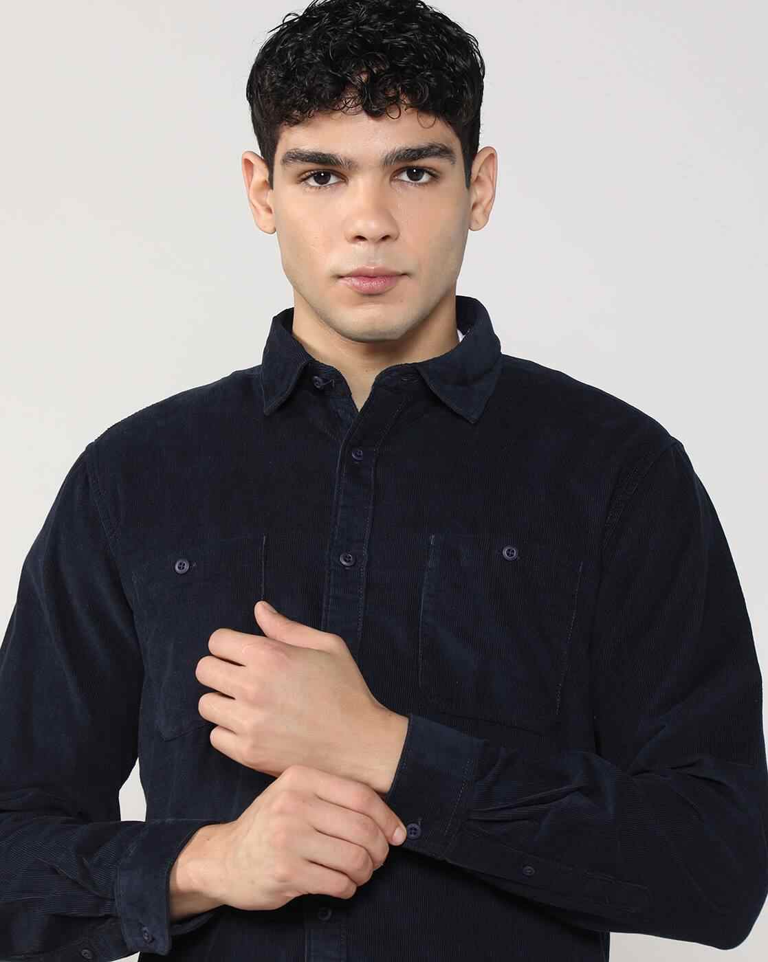Lee Cooper | Men Regular Fit Spread Collar Shirt|6