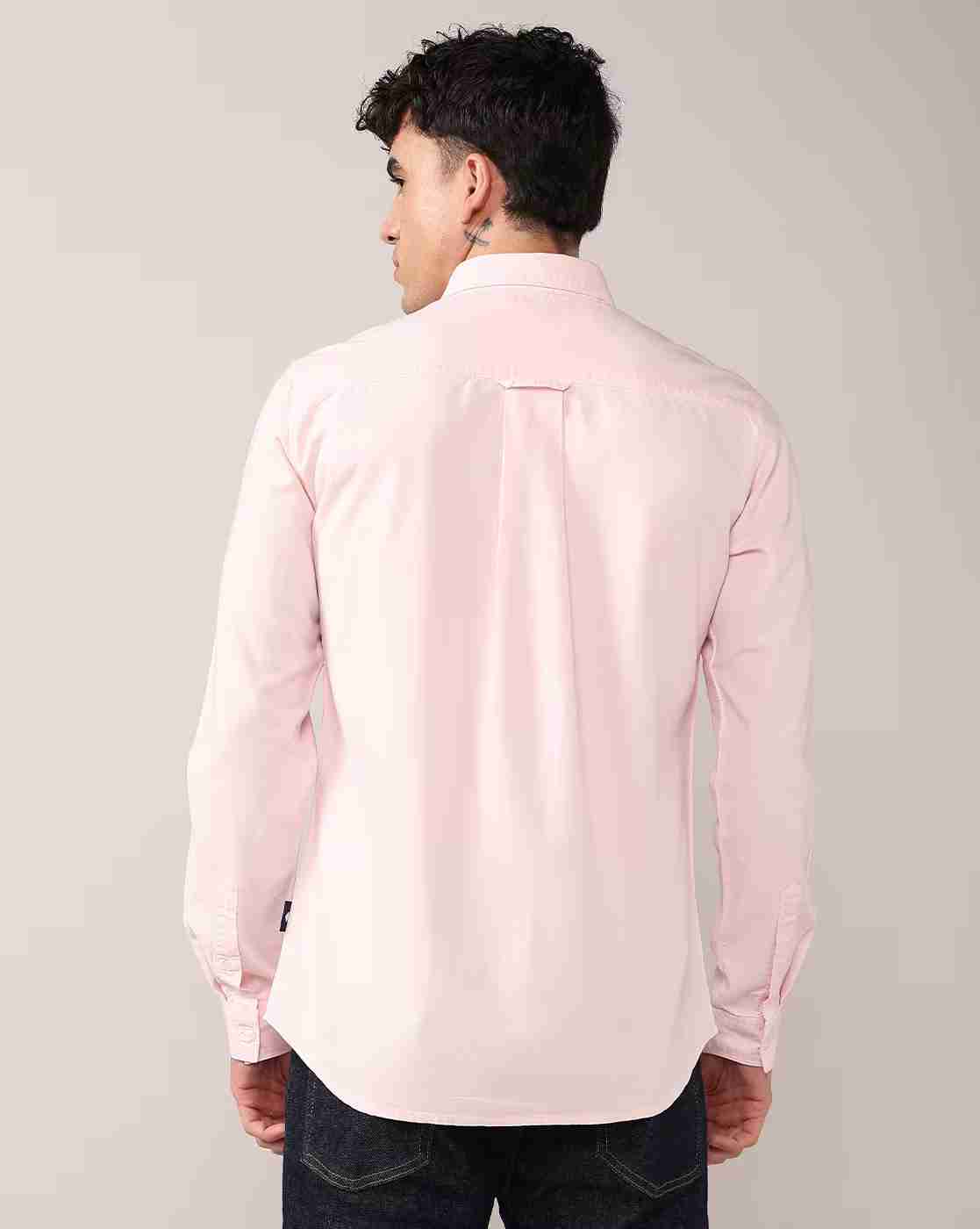 Lee Cooper | Men Regular Fit Shirt with Patch Pocket|3