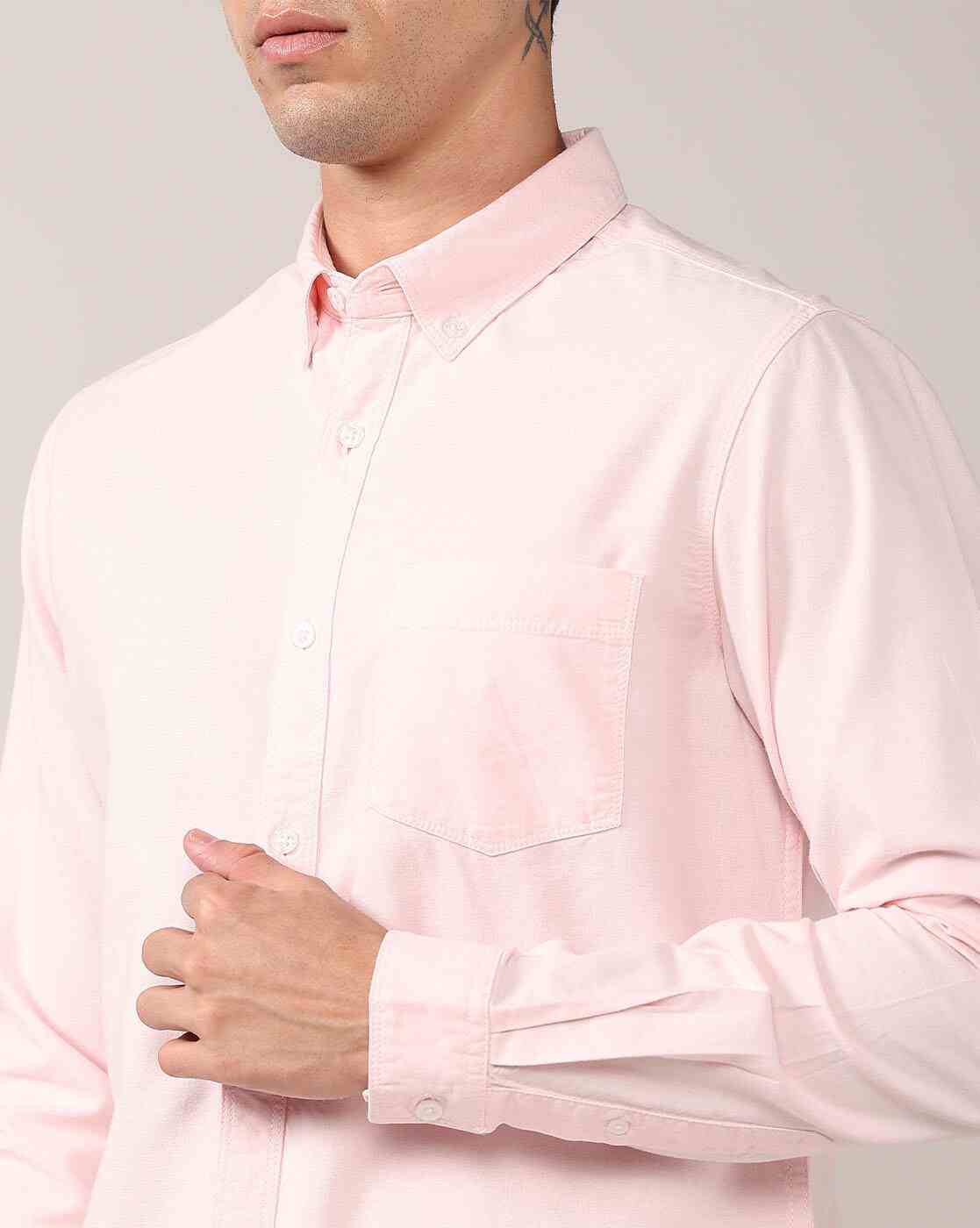 Lee Cooper | Men Regular Fit Shirt with Patch Pocket|6