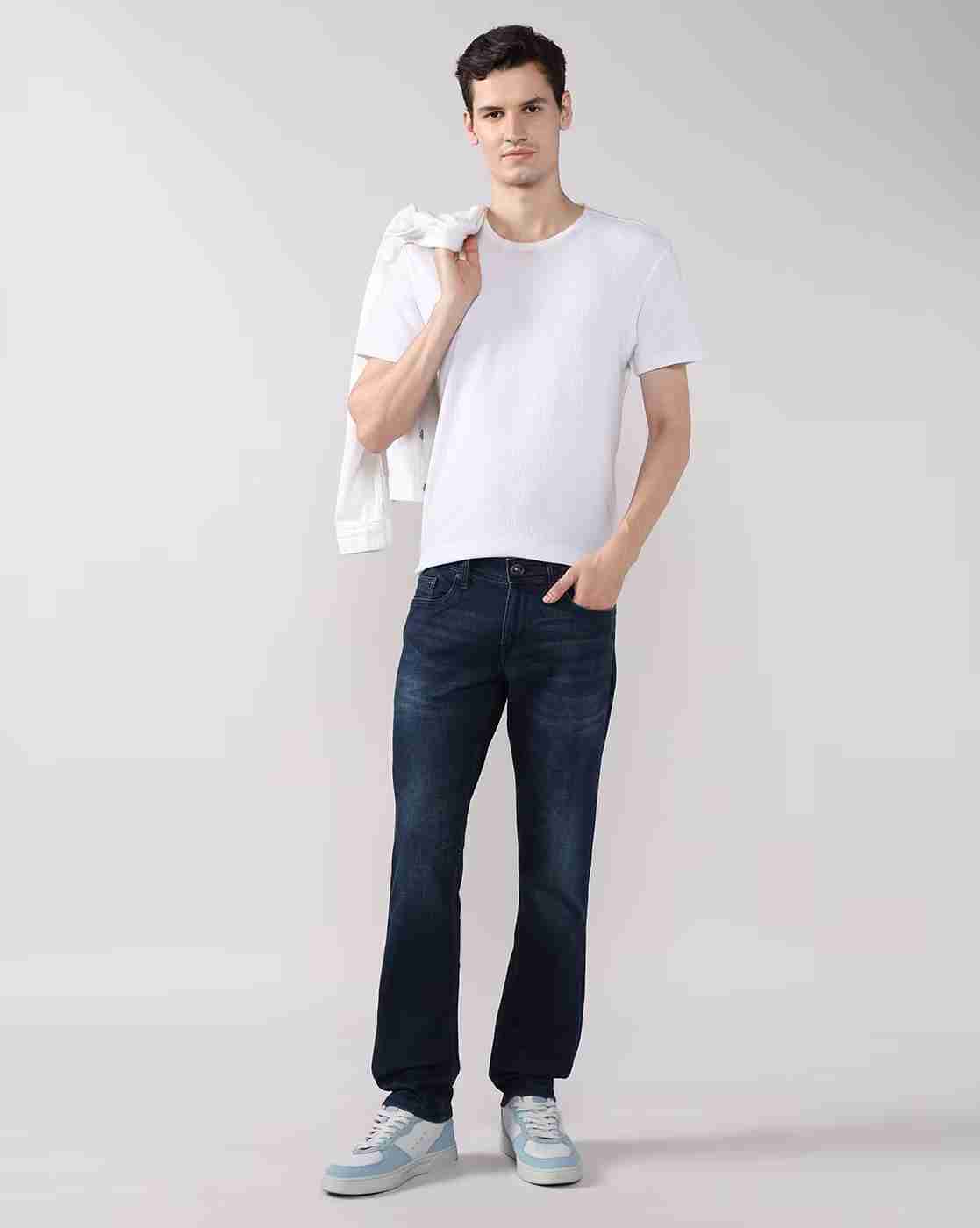 Lee Cooper | Men Lightly Washed Slim Fit Jeans|0
