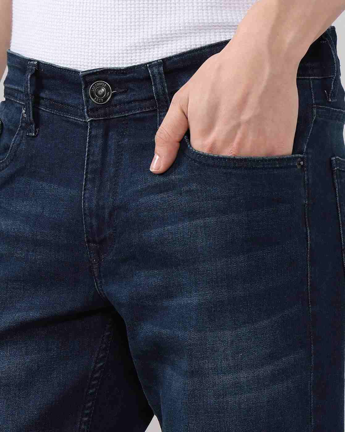 Lee Cooper | Men Lightly Washed Slim Fit Jeans|4