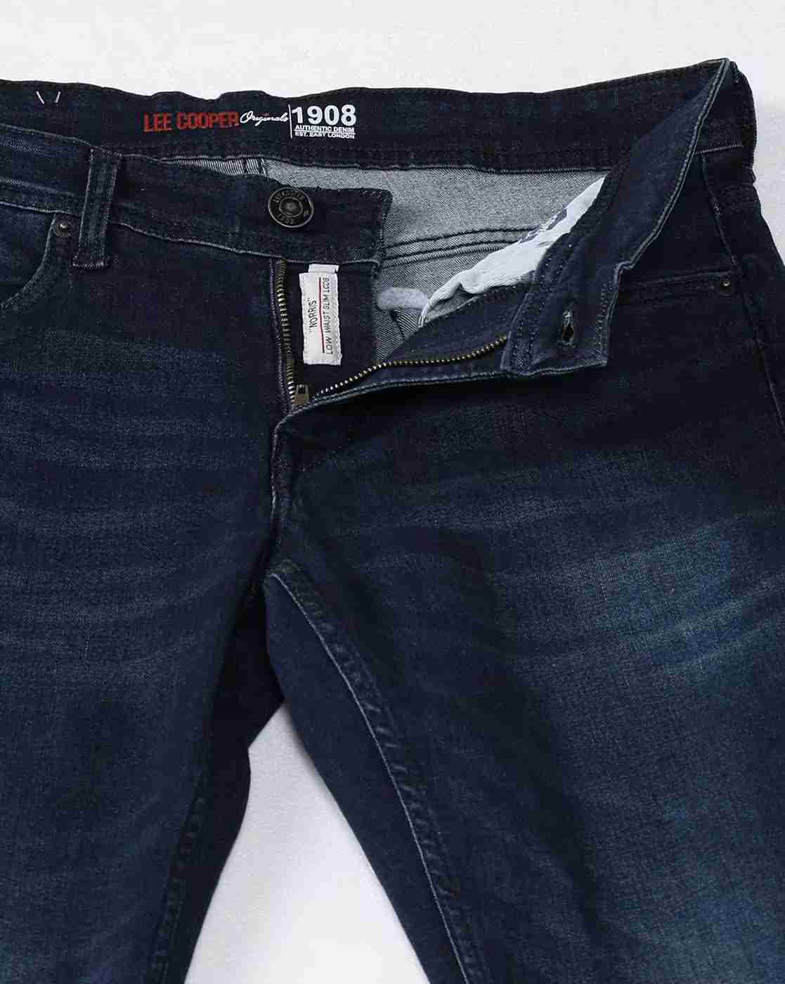 Lee Cooper | Men Lightly Washed Slim Fit Jeans|5