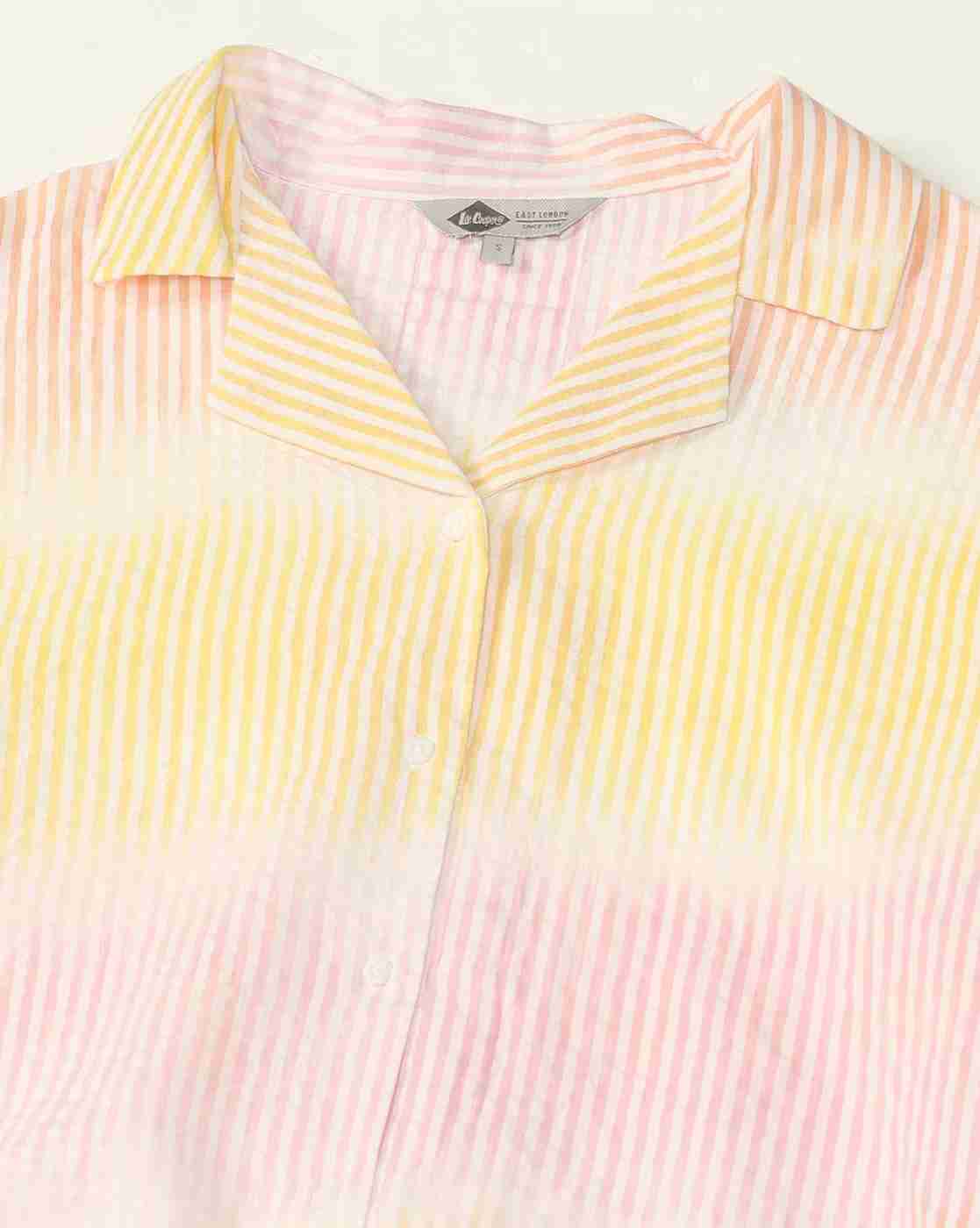 Lee Cooper | Women Striped Regular Fit Shirt|6
