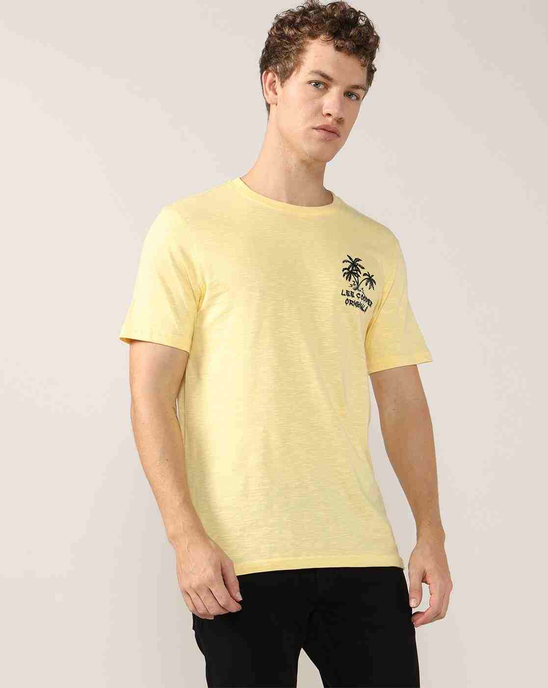 Lee Cooper | Men Graphic Print Regular Fit Crew-Neck T-Shirt|1