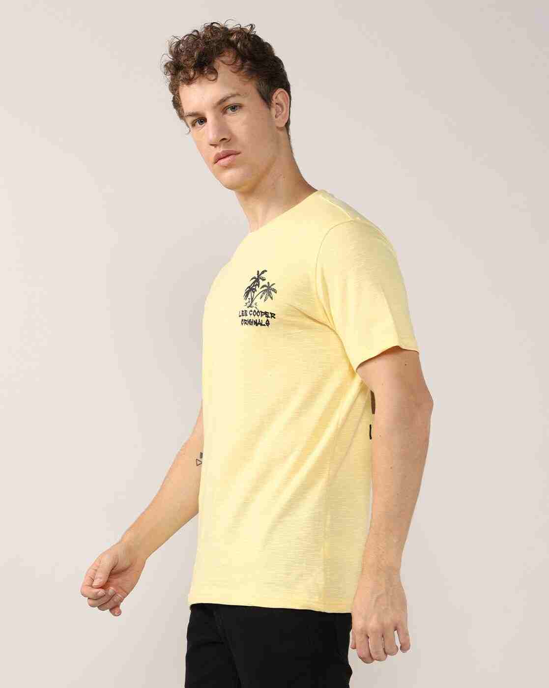 Lee Cooper | Men Graphic Print Regular Fit Crew-Neck T-Shirt|2