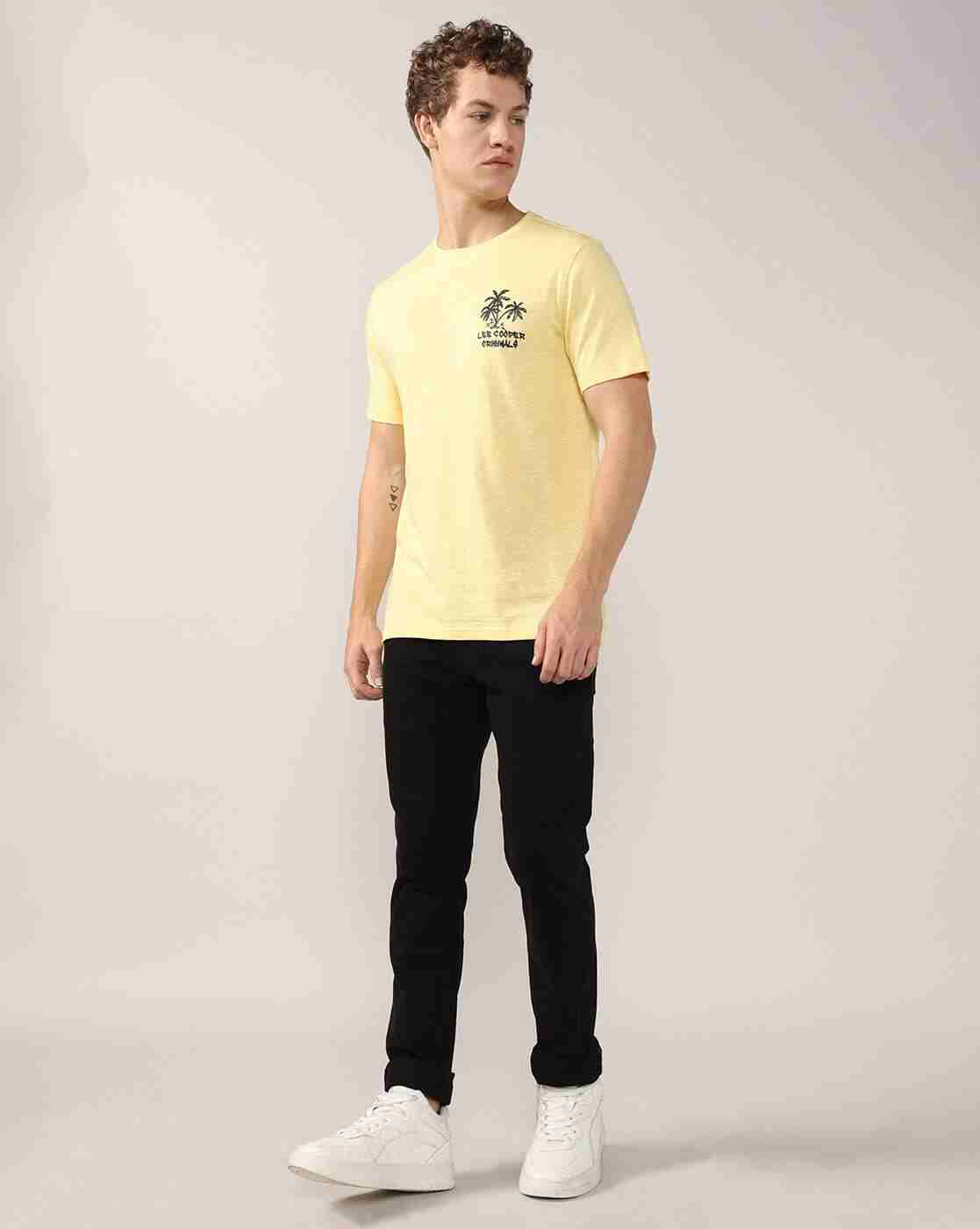 Lee Cooper | Men Graphic Print Regular Fit Crew-Neck T-Shirt|4