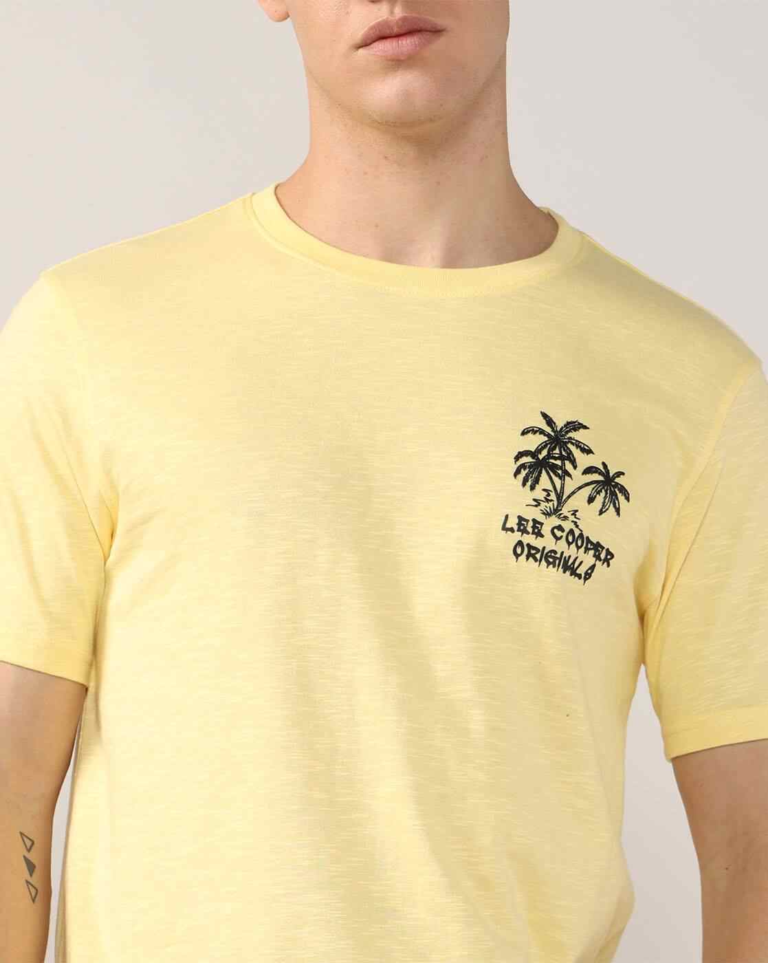 Lee Cooper | Men Graphic Print Regular Fit Crew-Neck T-Shirt|5