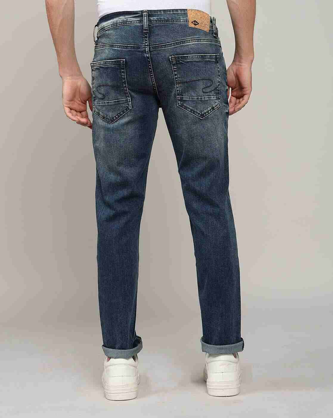 Lee Cooper | Men Mid-Wash Slim Fit Jeans|2