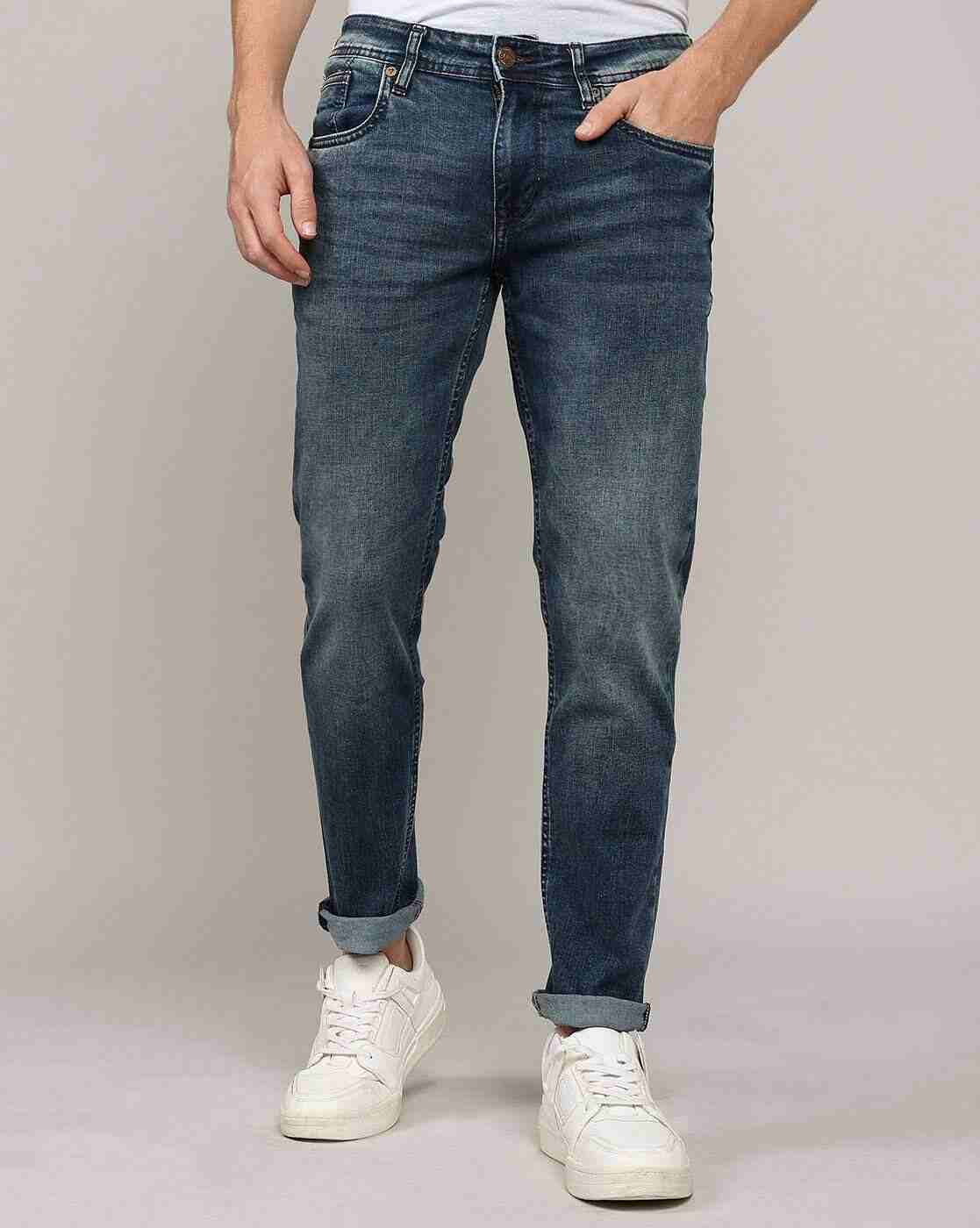 Lee Cooper | Men Mid-Wash Slim Fit Jeans|3