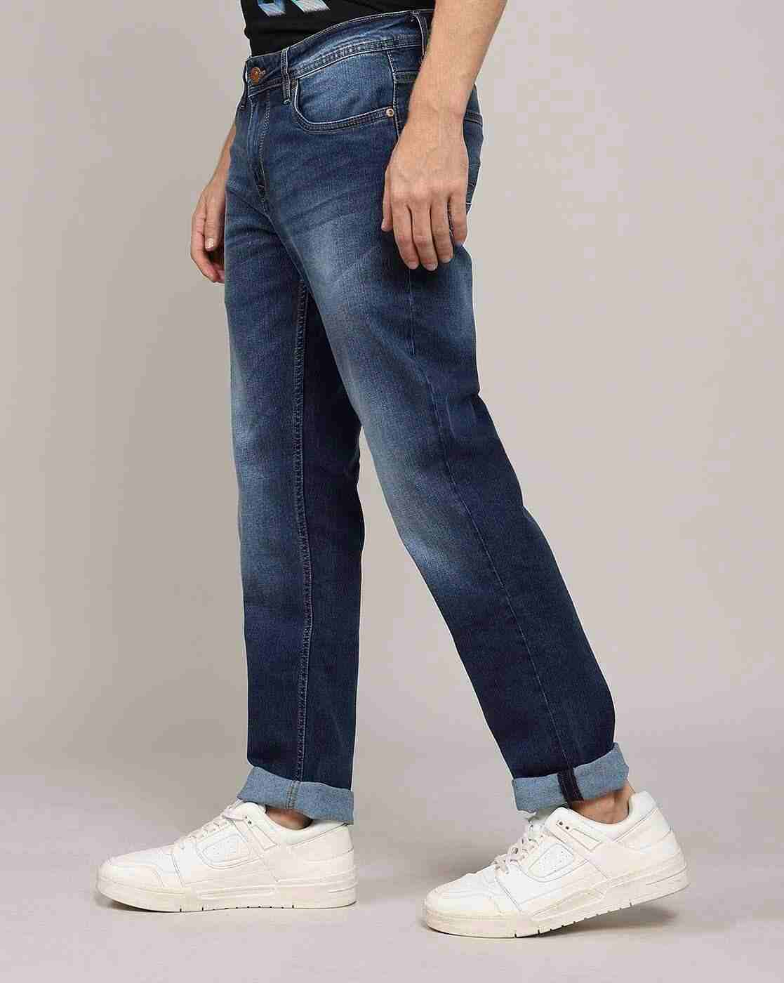 Lee Cooper | Men Mid-Wash Straight Jeans|1