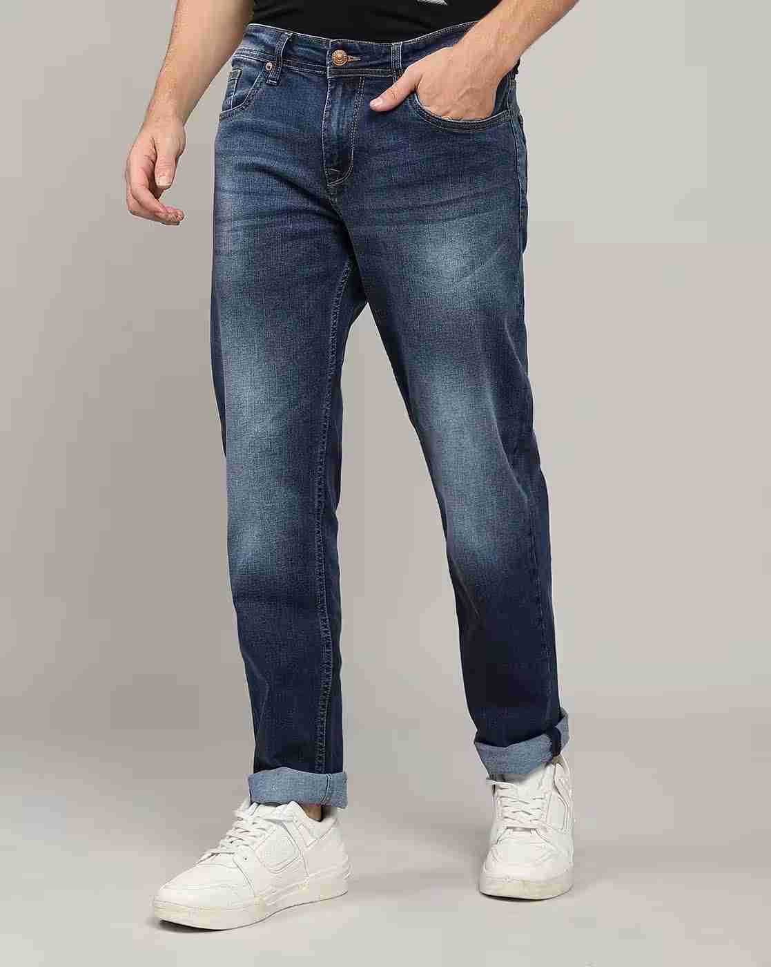 Lee Cooper | Men Mid-Wash Straight Jeans|3
