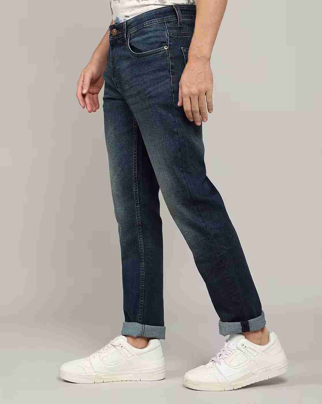Lee Cooper | Men Mid-Wash Straight Jeans|1