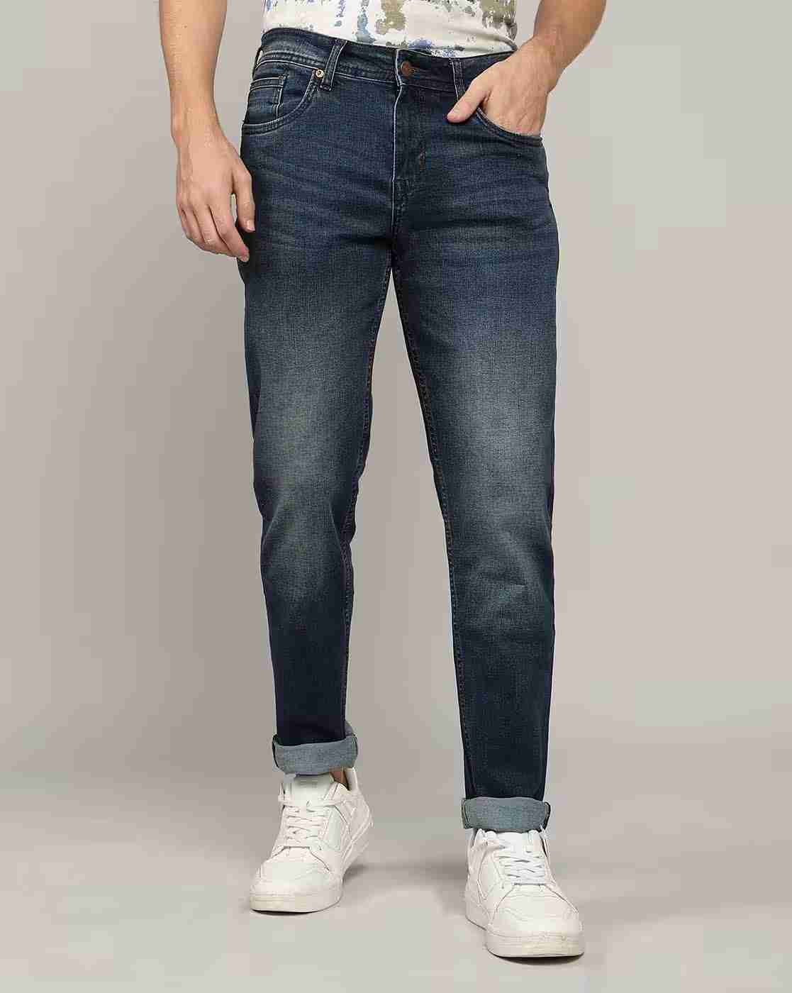Lee Cooper | Men Mid-Wash Straight Jeans|3