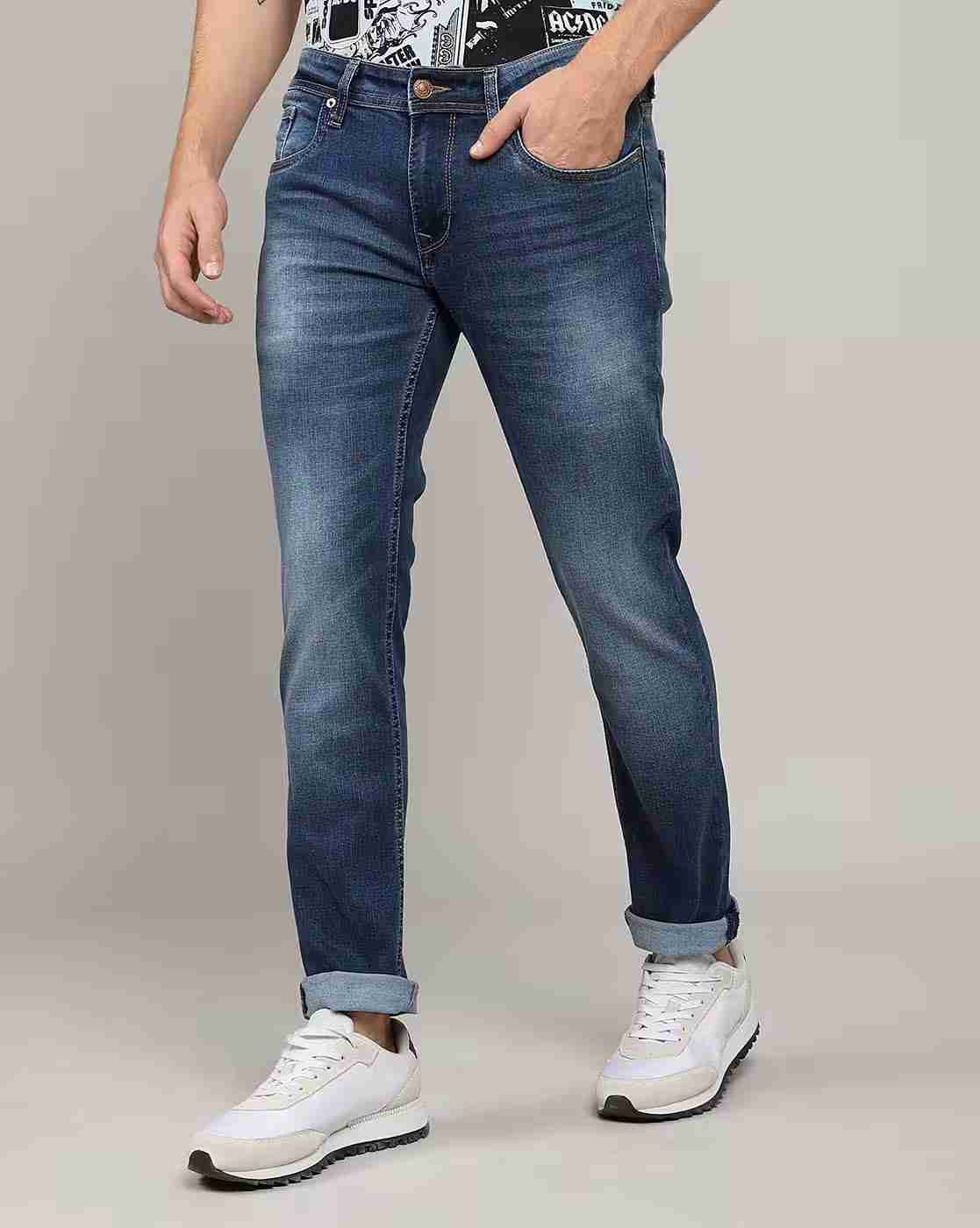 Lee Cooper | Men Lightly Washed Slim Fit Jeans|3