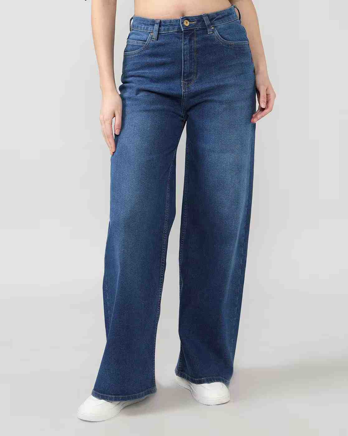 Lee Cooper | Women Wide Leg High-Rise Jeans|3