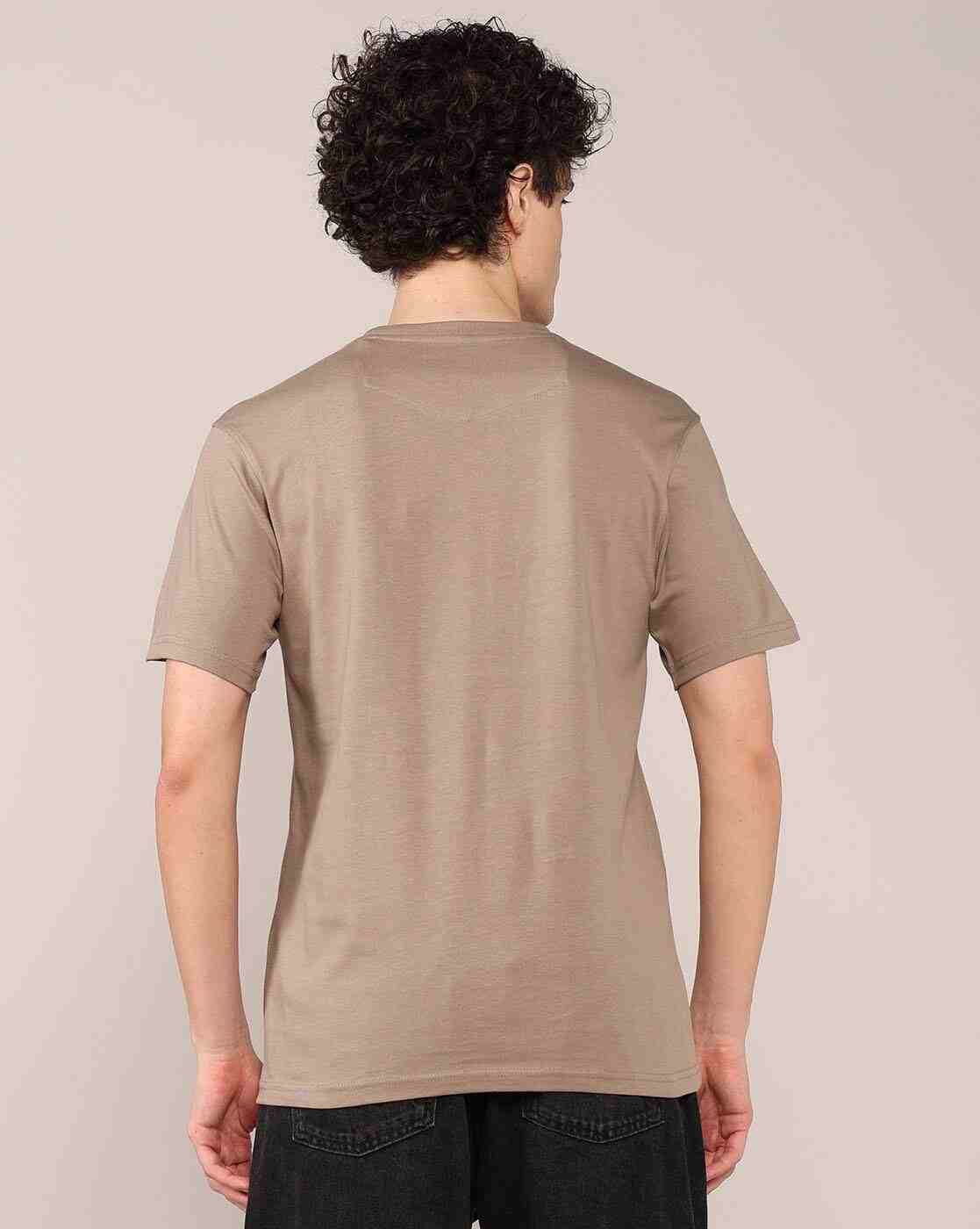 Lee Cooper | Men Logo Print Regular Fit Crew-Neck T-Shirt|3
